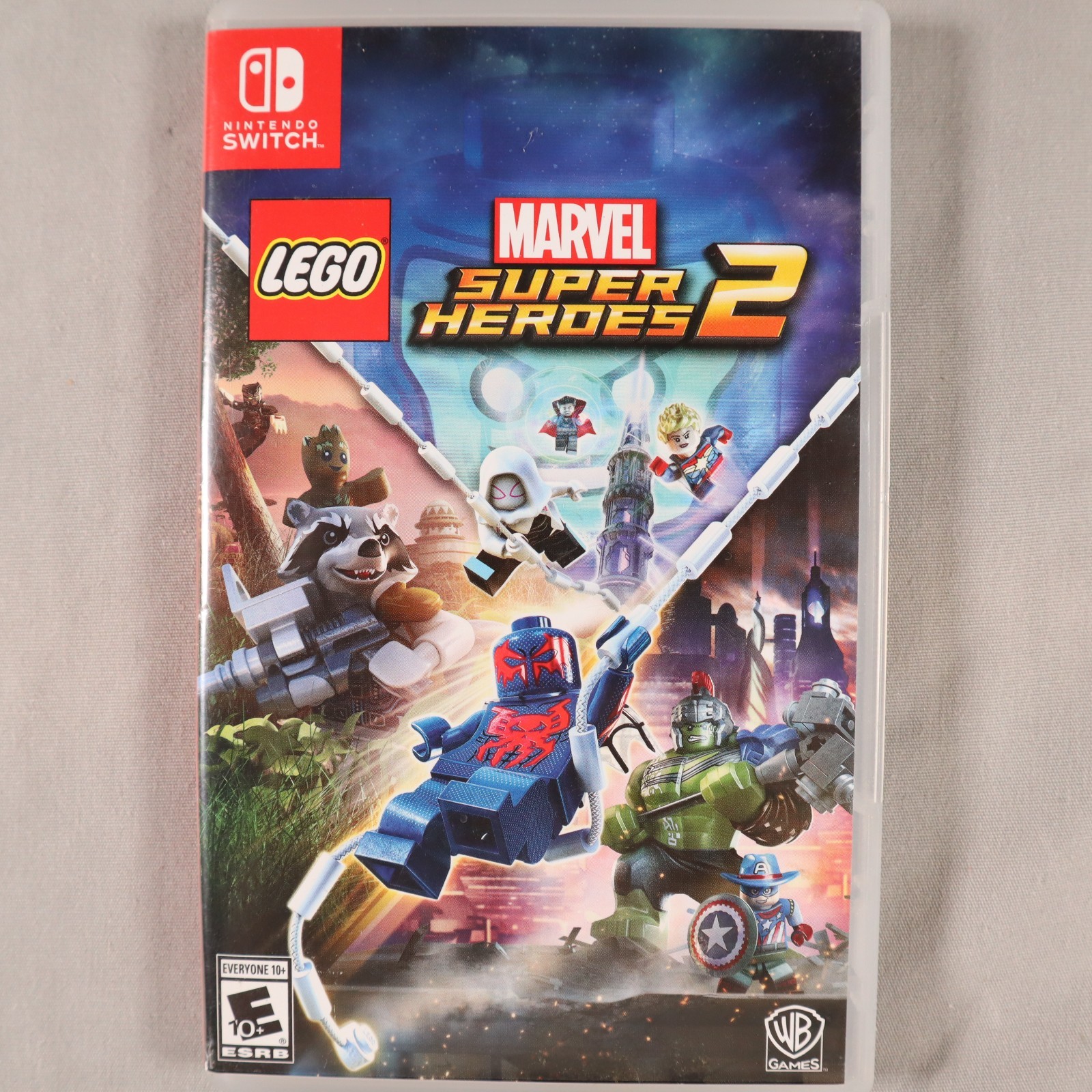 LEGO Marvel Super Heroes 2 Nintendo Switch w/ Case E10+ NTSC WB Games