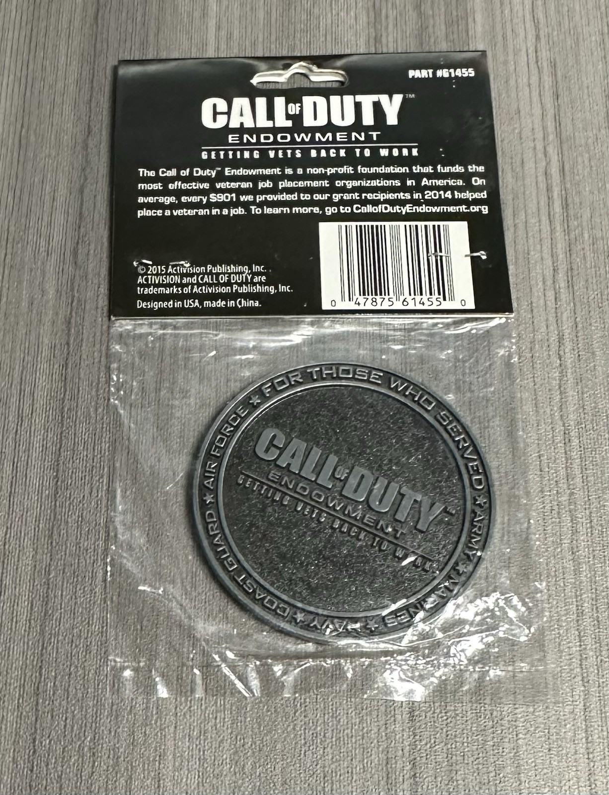 Call of Duty Endowment Challenge Coin Black Ops III *Gamestop Exclusive* *NEW*
