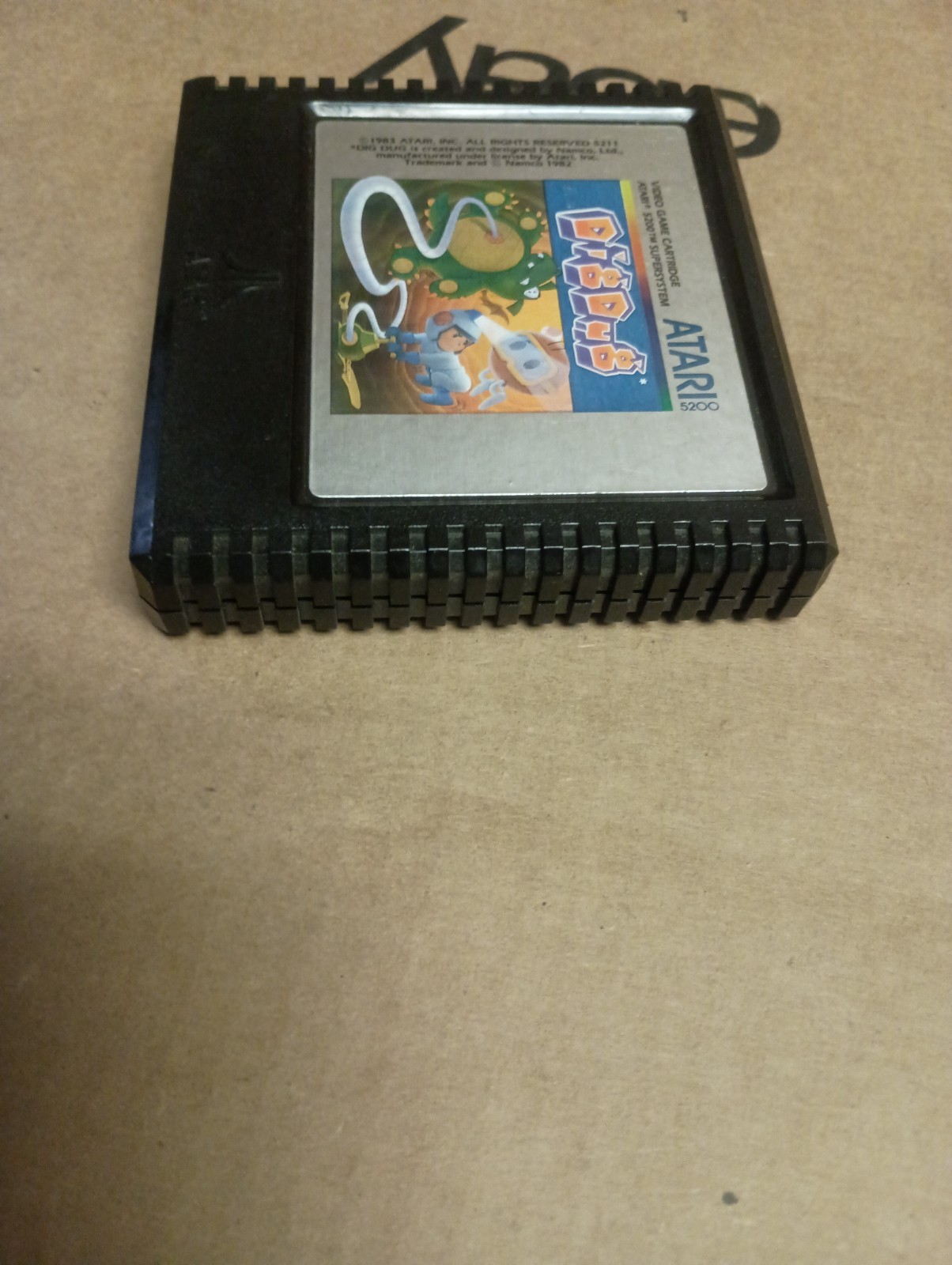 Dig Dug (Atari 5200, 1983) Game Only