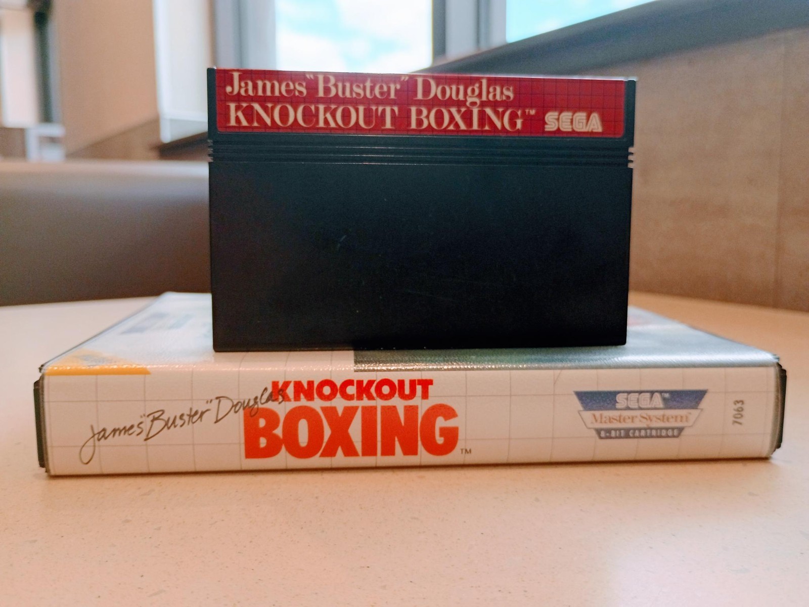James “Buster” Douglas Knockout Boxing (Sega Master System) Box and Cartridge