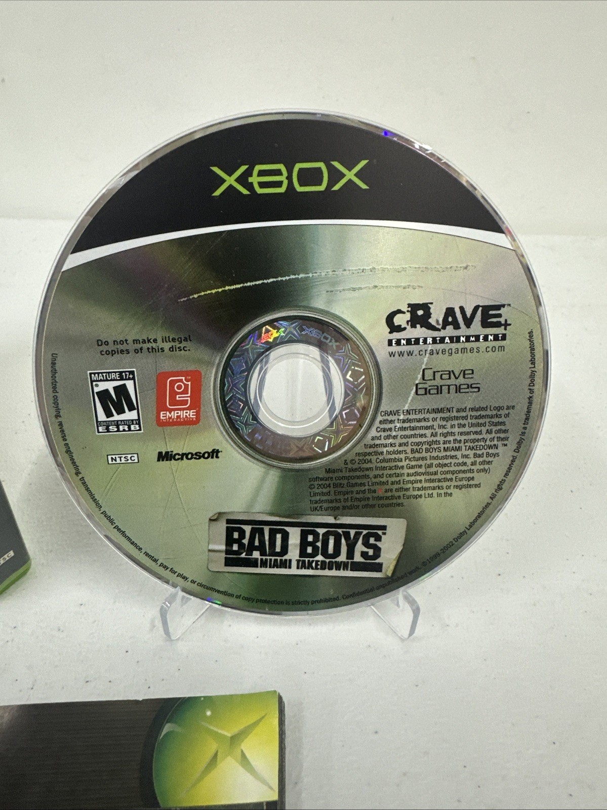 Bad Boys: Miami Takedown (Microsoft Xbox, 2004) Complete