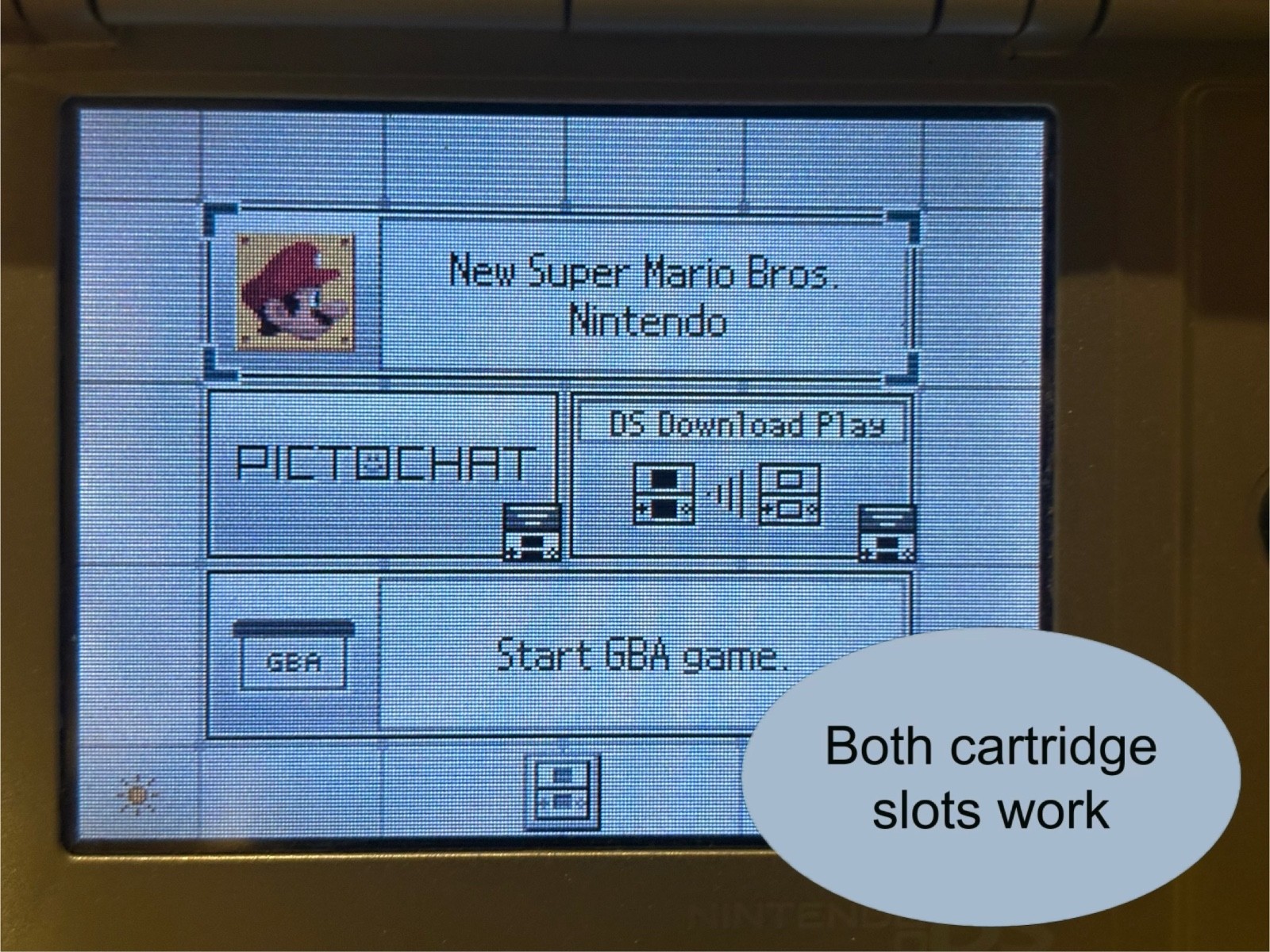 Nintendo DS Silver Handheld System – Great Condition! – TESTED AND WORKING! (5D)