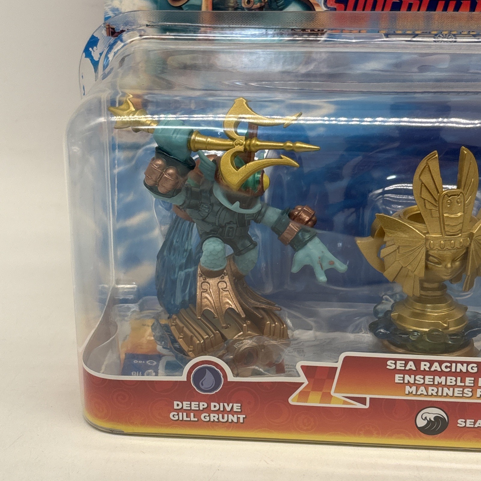 Skylanders Supercharger Sea Racing Action Pack Gill Grunt Sea Trophy Reef Ripper