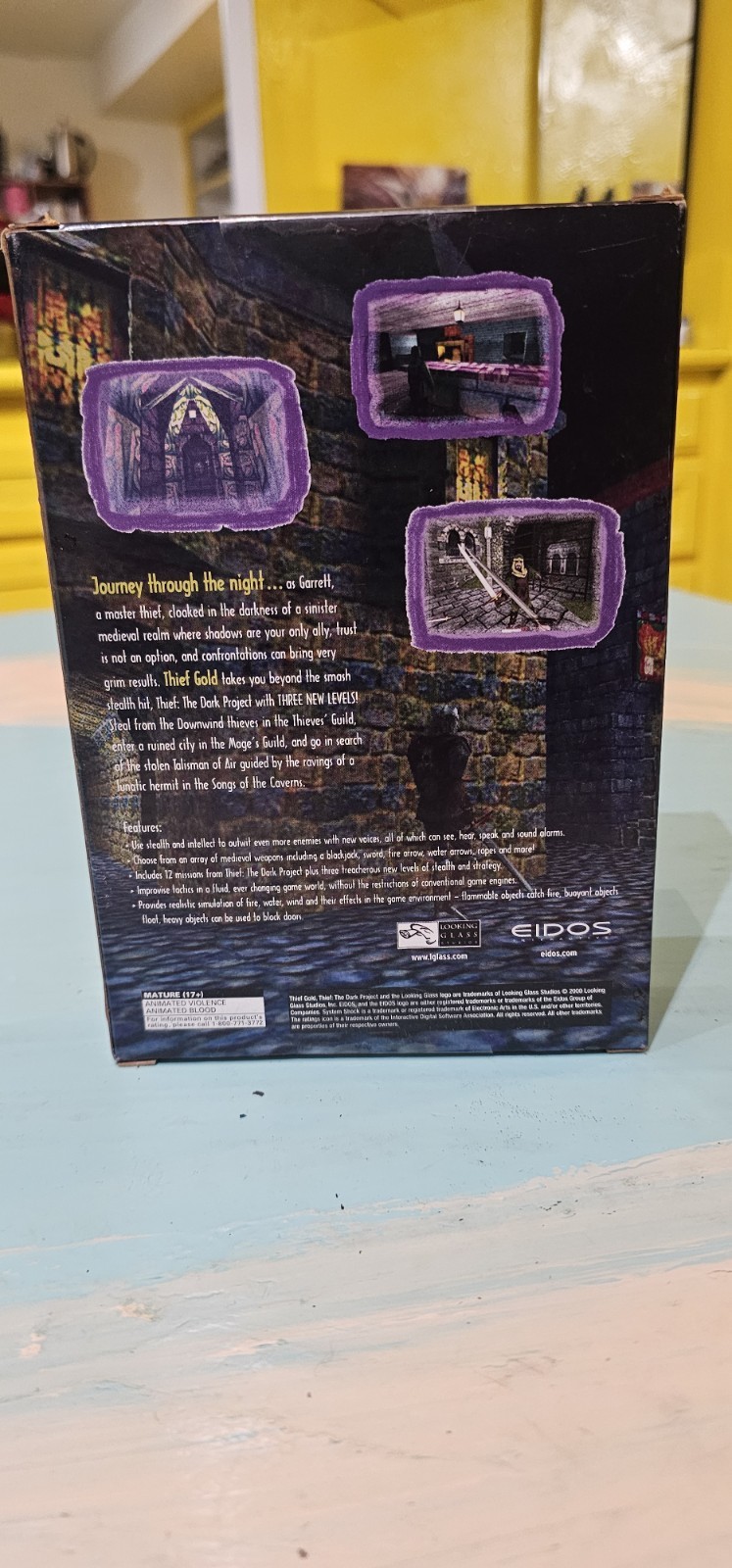 Vintage Thief Gold Pc Eidos Game Box 2000 Never Open New Rare