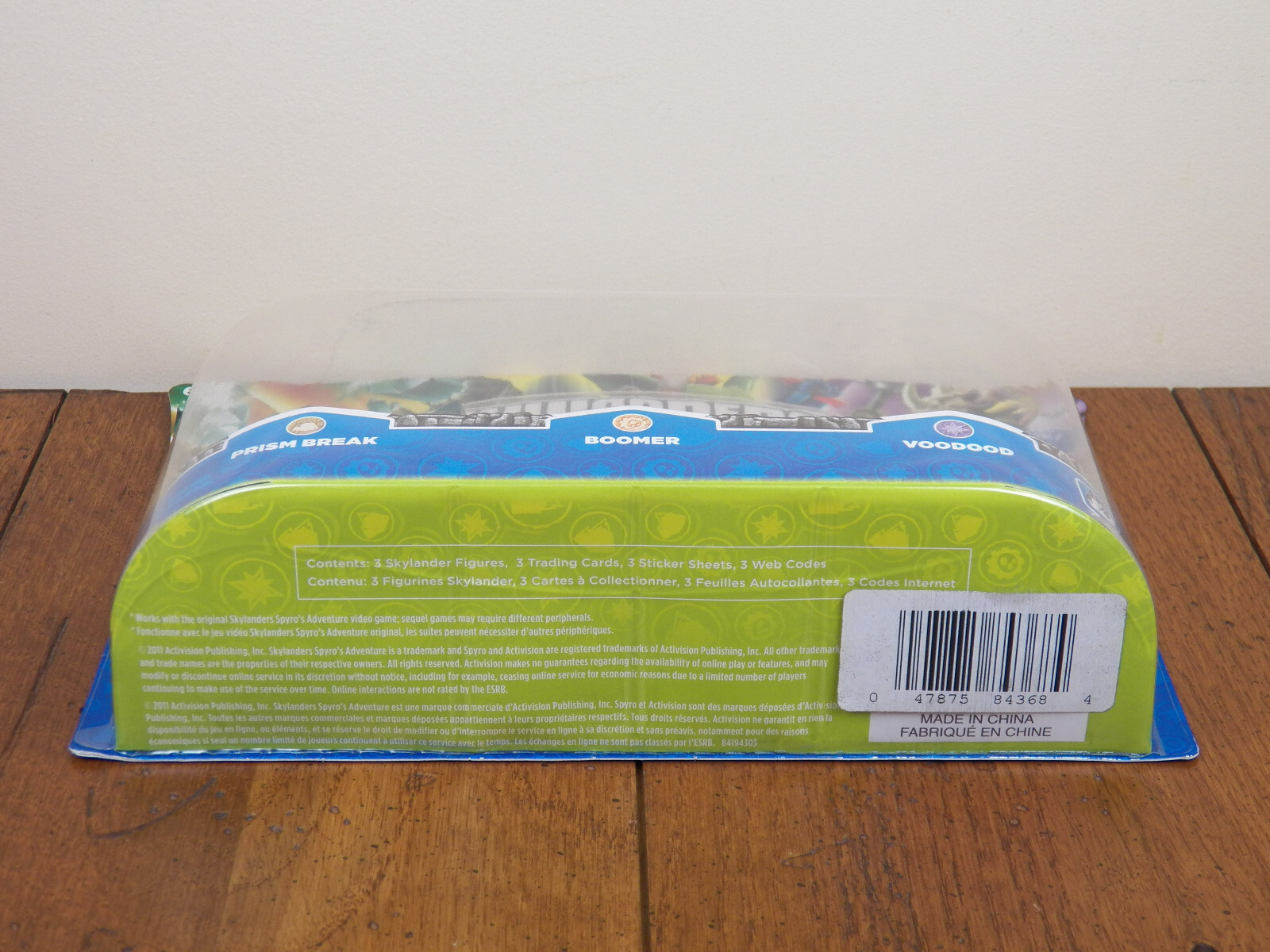 Skylanders 3-Pack Prism Break, Boomer, Voodood Figures -Spyros Adventure- *NEW*