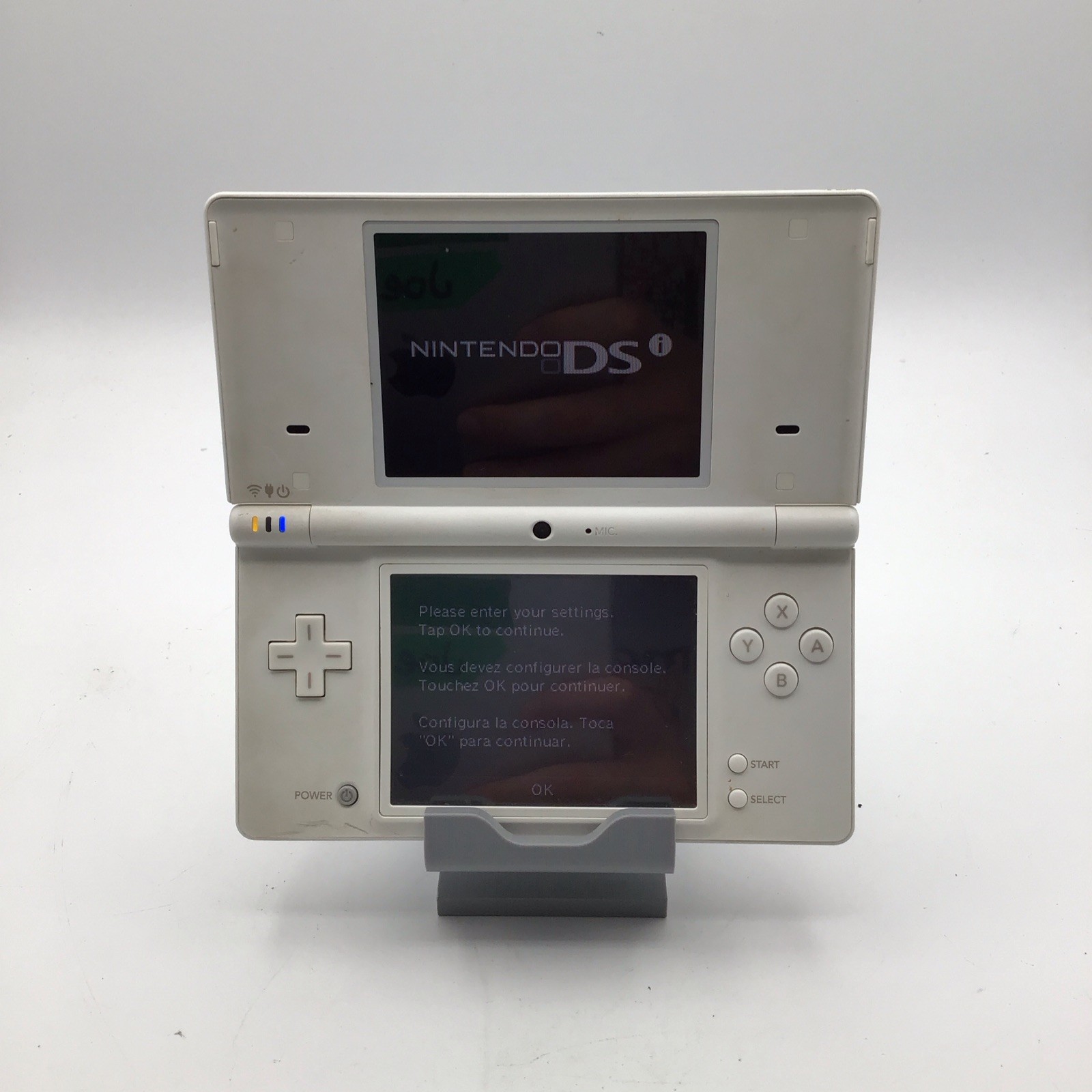 Nintendo DSi Console White TWL-001 Tested Working w/ Charger Used