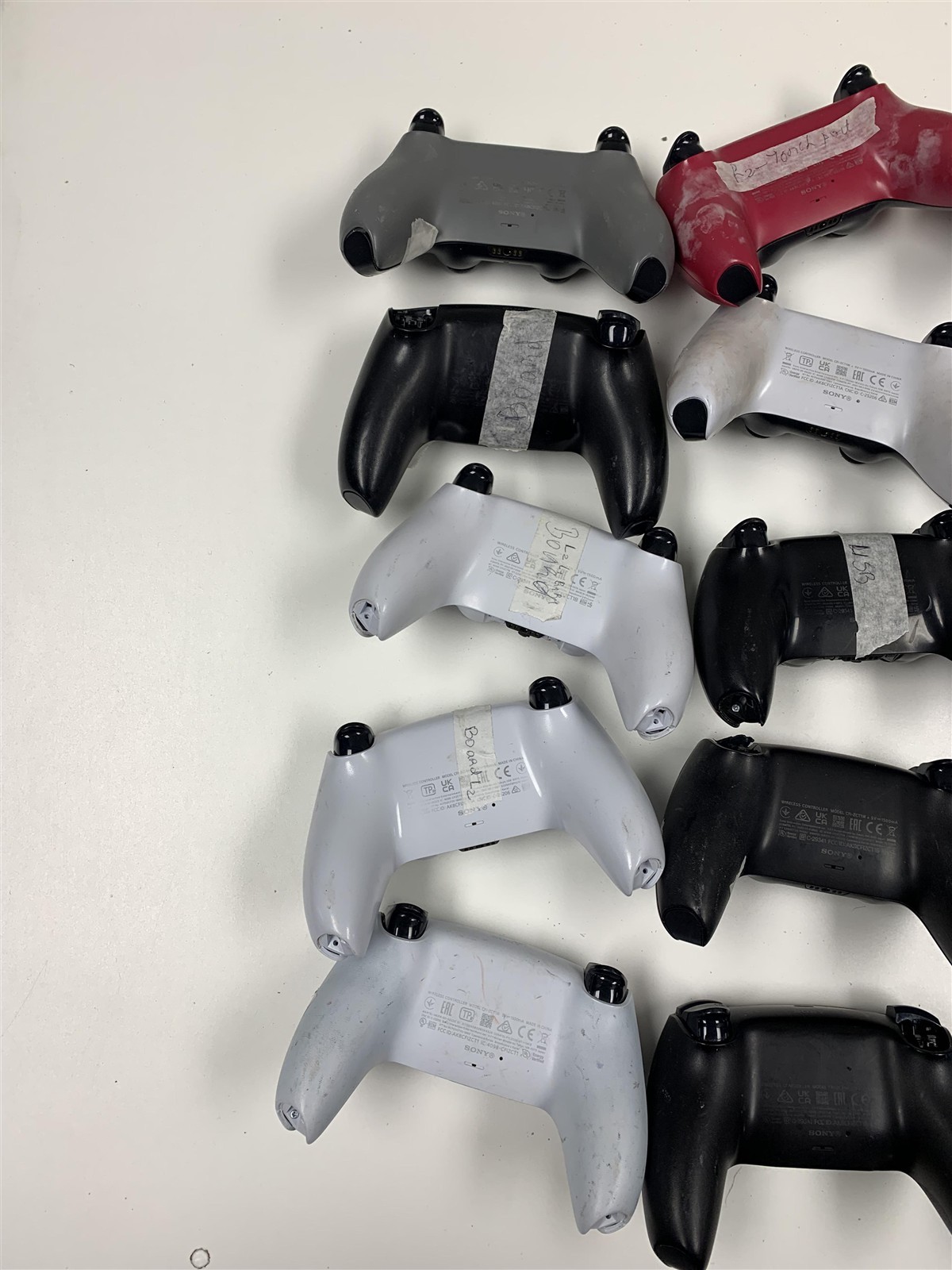 Bulk Lot 20 Sony PS5 DualSense Controllers Broken Parts Repair Wholesale