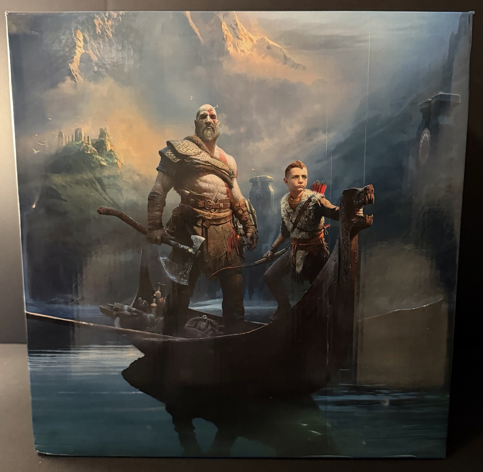 Sony PlayStation 4 God of War Collectors Edition PS4 Complete With Statue