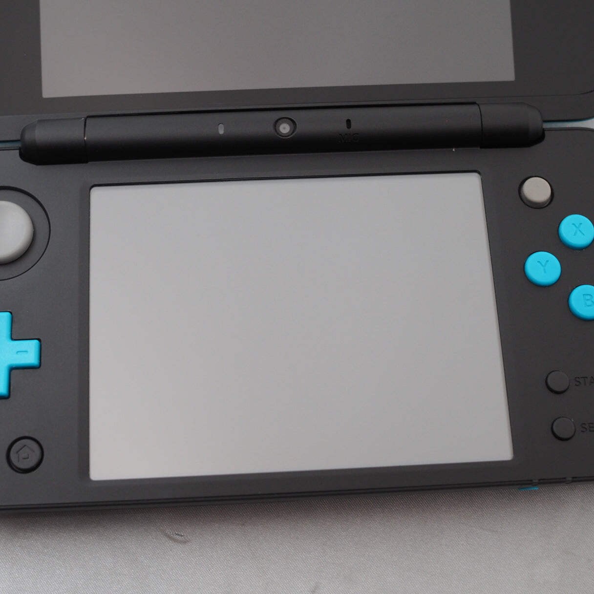 Nintendo new 2DS LL Handheld Console only Black×Turquoise JAN-001 Tested NTSC-J