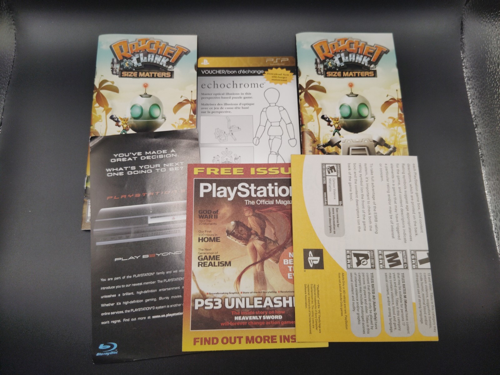 Sony PSP 3001 Ratchet And Clank Limited Edition, Mystic Silver Tested