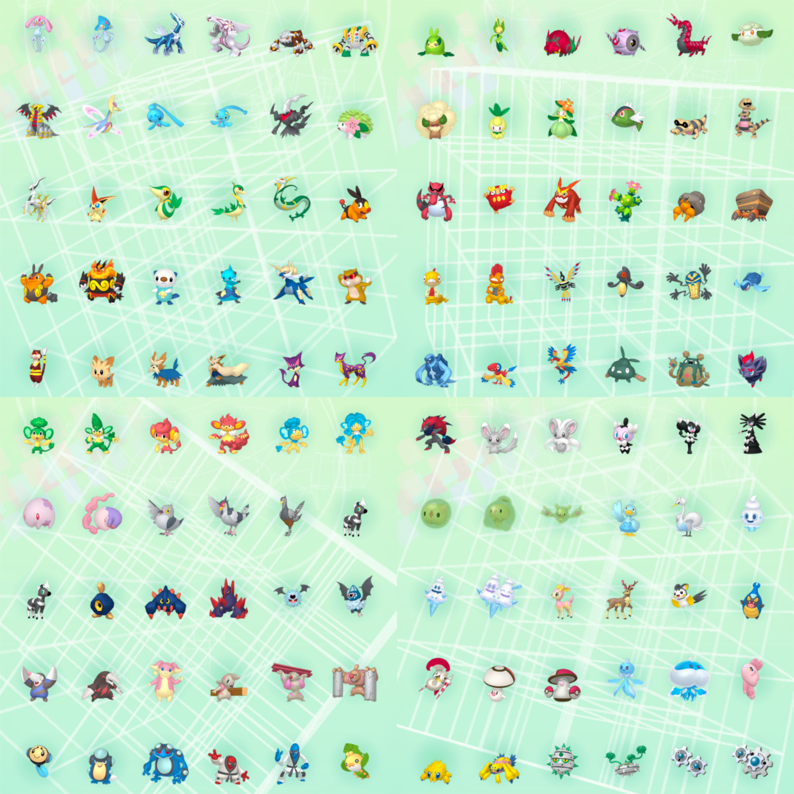 POKEMON Home Living Dex Pokedex Complete Normal Gen 1-7 100% Legit 927 Pokemon