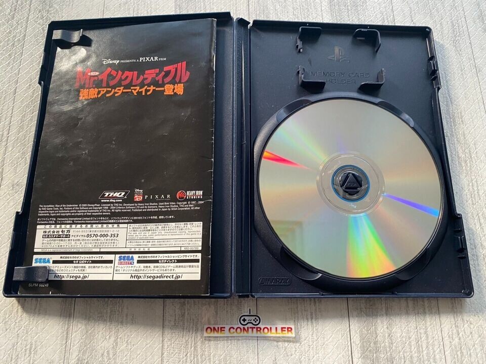 SONY PlayStation 2 PS2 Kingdom Hearts ⅠⅡ & Final Mix Mr .Incredible from Japan