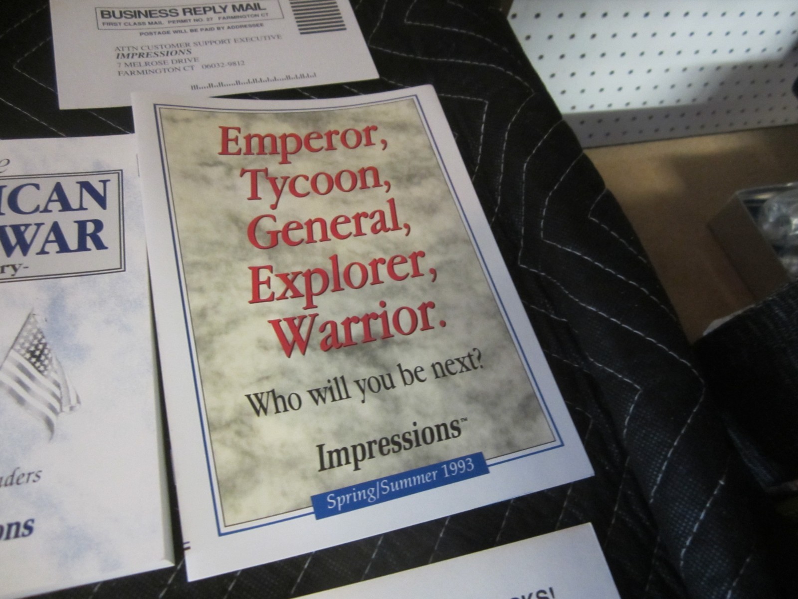 Edward Grabowski’s The Blue and The Gray Civil War PC Game Impressions 1993 3.5″