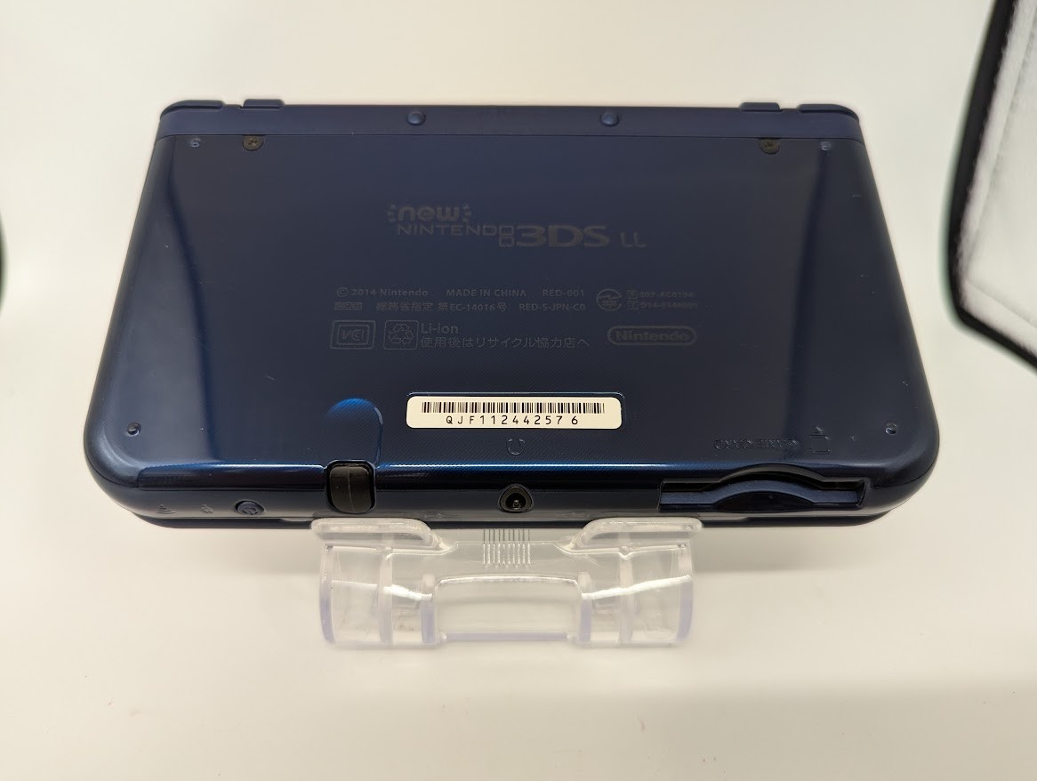 B25 Nintendo new 3DS LL XL console Metallic Blue japan w/box pen manual fx