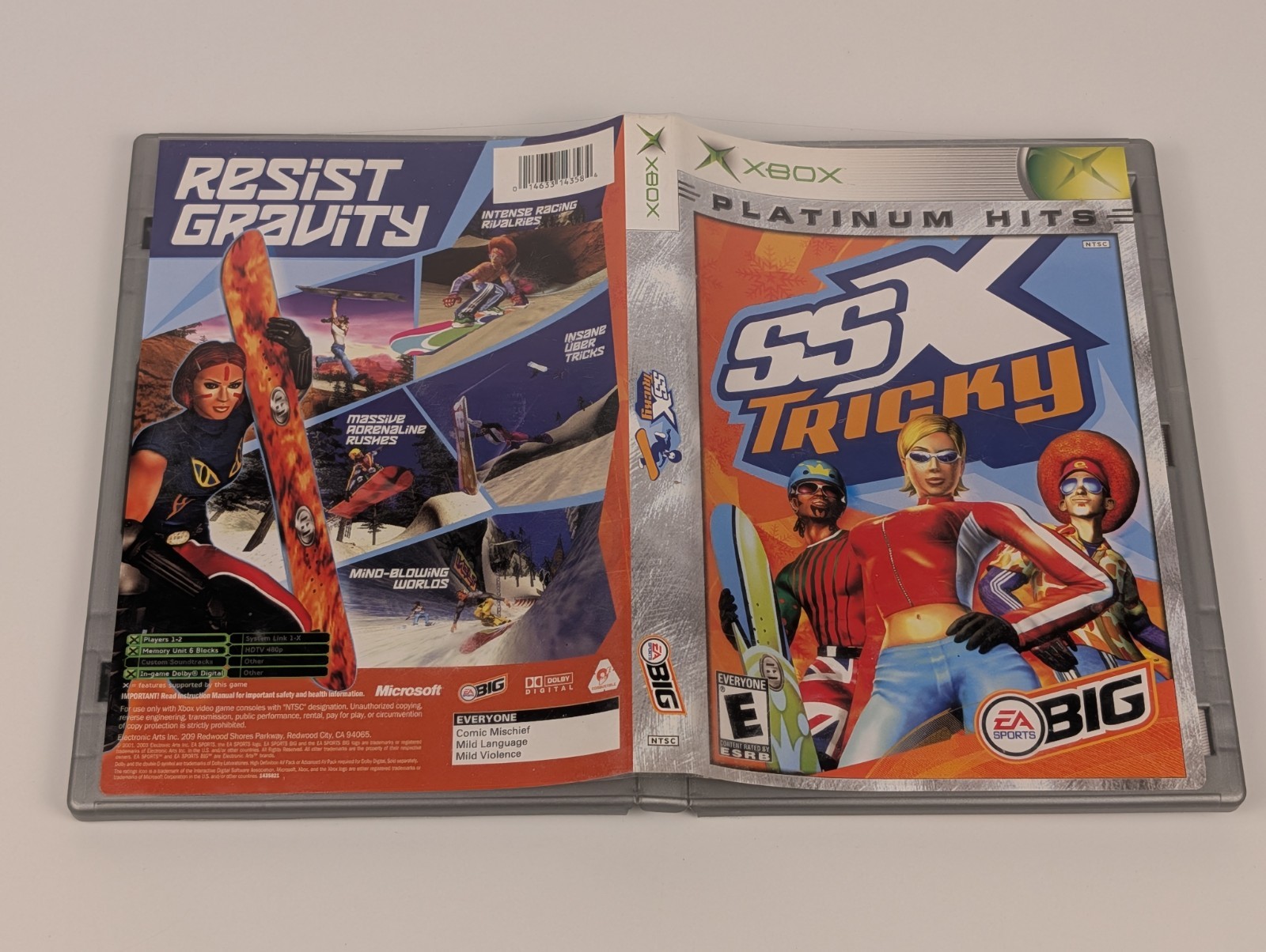 SSX Tricky (Microsoft Xbox, 2001) ➡️CIB Complete – Tested – Near Mint 📀!