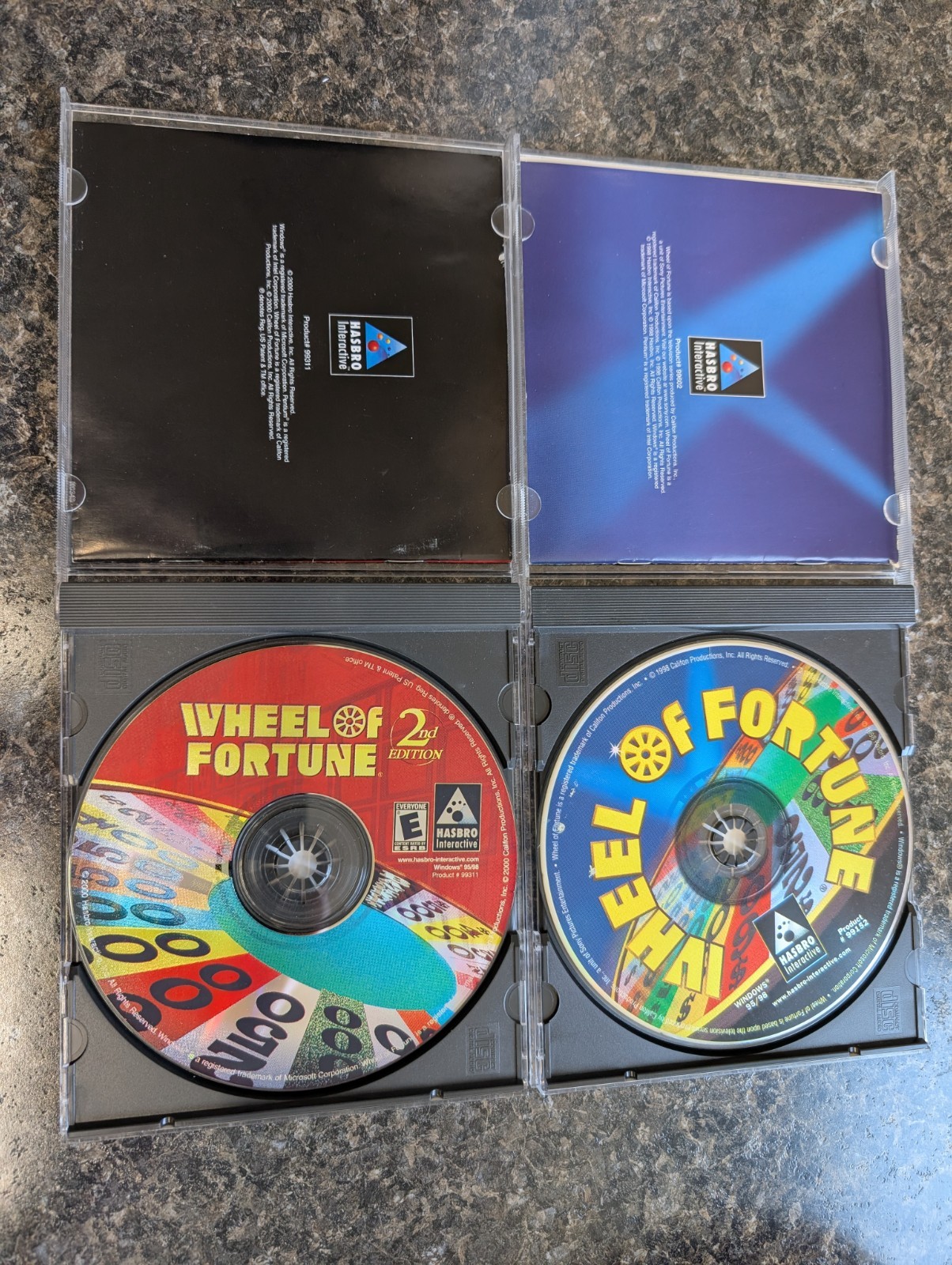 Wheel of Fortune CD-ROM (PC, 1998) + 2nd Edition (2000) Complete