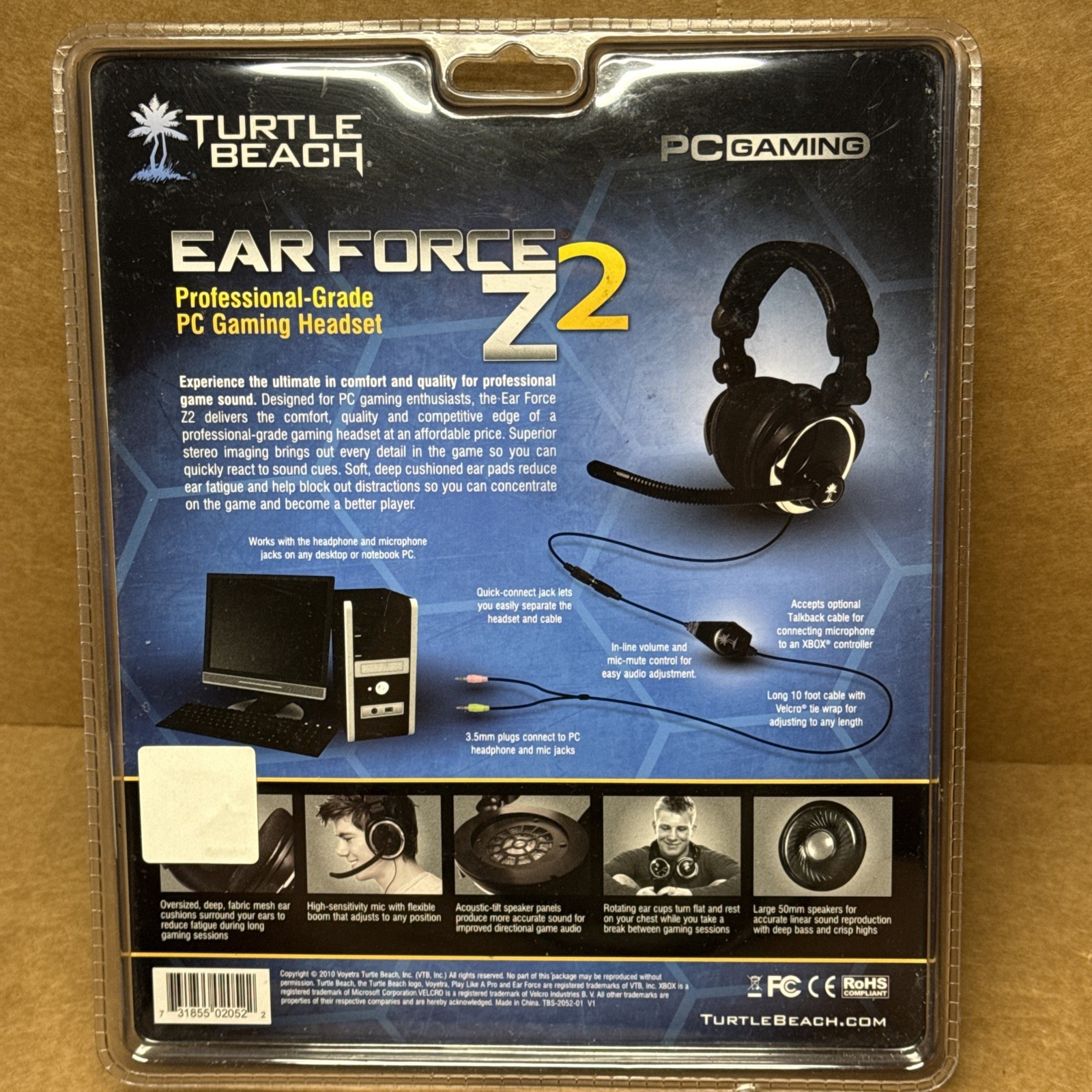 Turtle Beach Ear Force Z2 Black Headband Headsets Brand New Sealed Old Deadstock