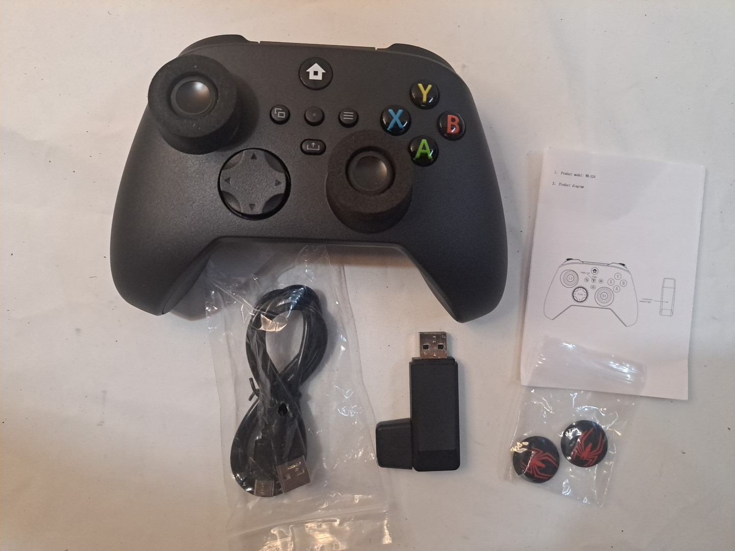Xbox One/X/S PC Wireless Bluetooth Controller + USB Dongle and Extra Covers
