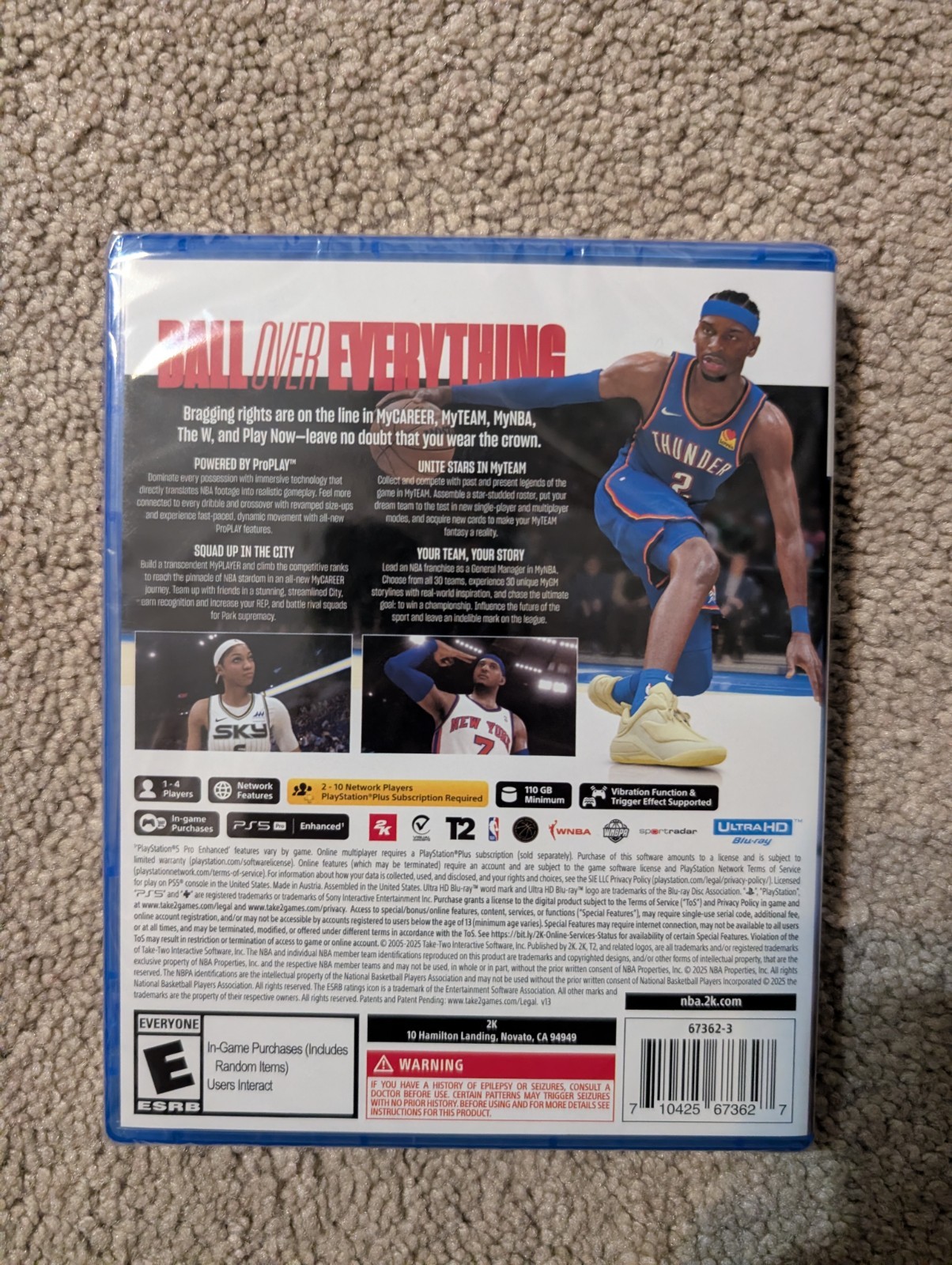 Take 2 Interactive NBA 2K26 PlayStation 5 Multiplayer Online PS5 Pro Enhanced