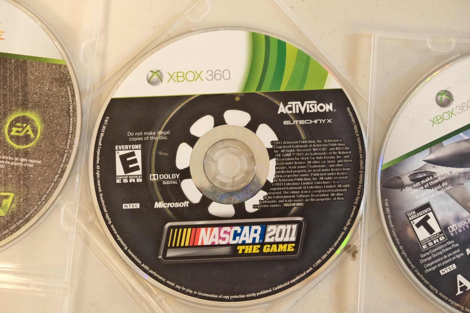 NASCAR The Game 2011 (Microsoft Xbox 360, 2011) Disc ONLY