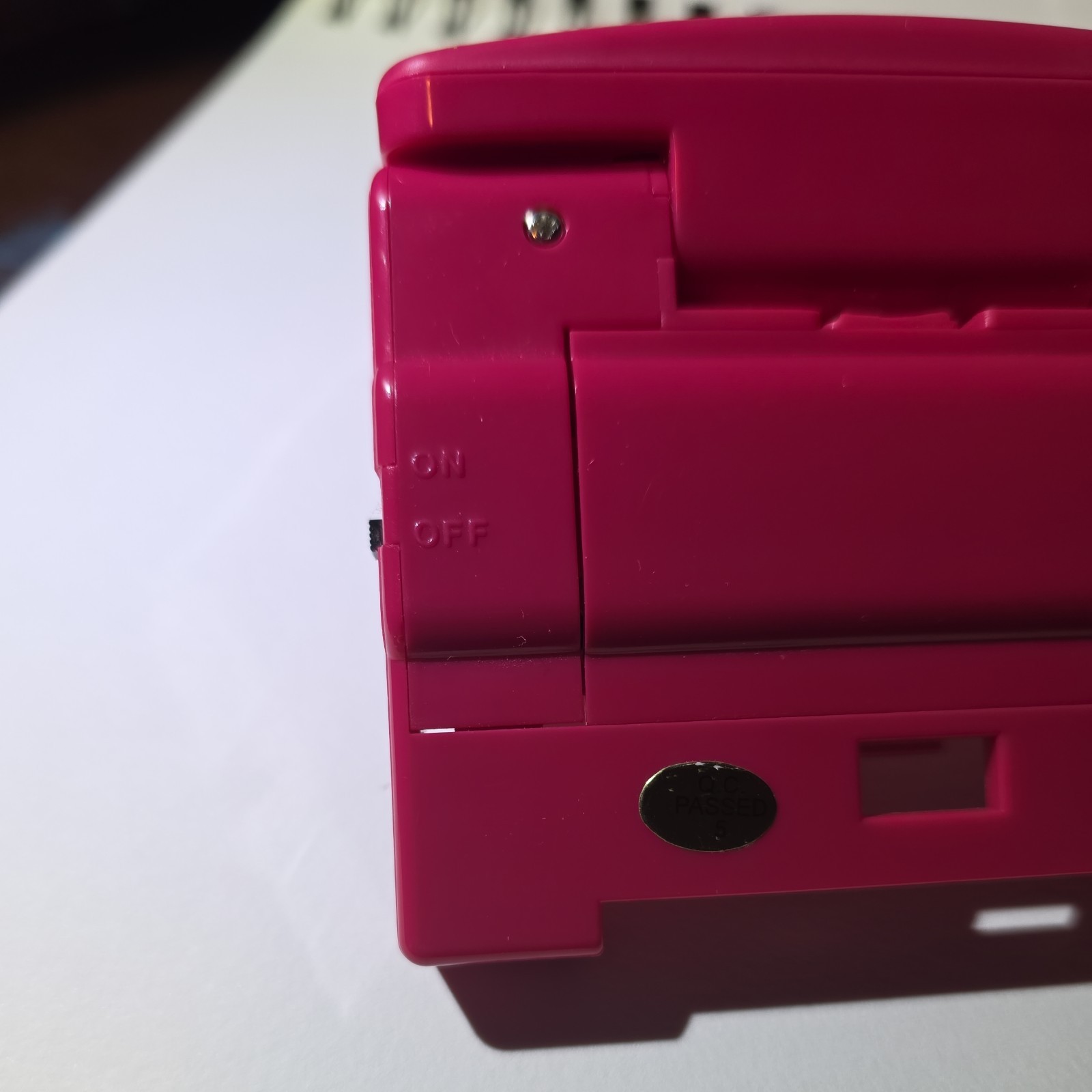 Light Madness Game Boy Light Magnifier Attachment Transparent Pink – Works!