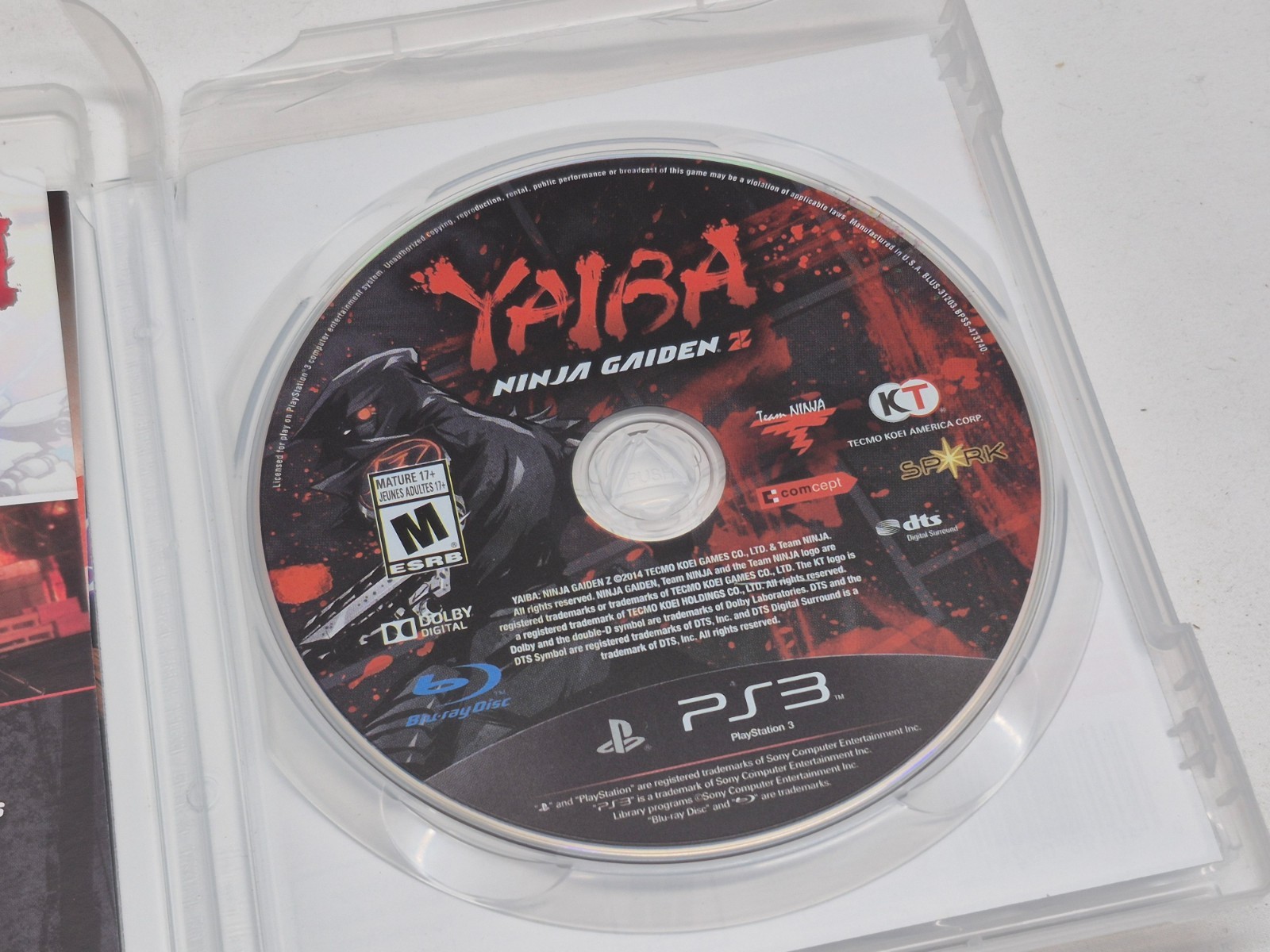 Sony PlayStation 3 PS3 Yaiba Ninja Gaiden Z Complete CIB Dark Horse Comic Book