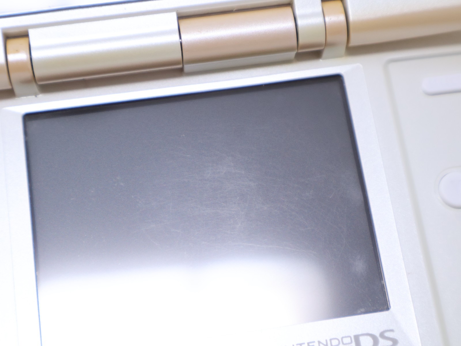 Nintendo DS Handheld System Console Tested Working Pure White w/ Stylus