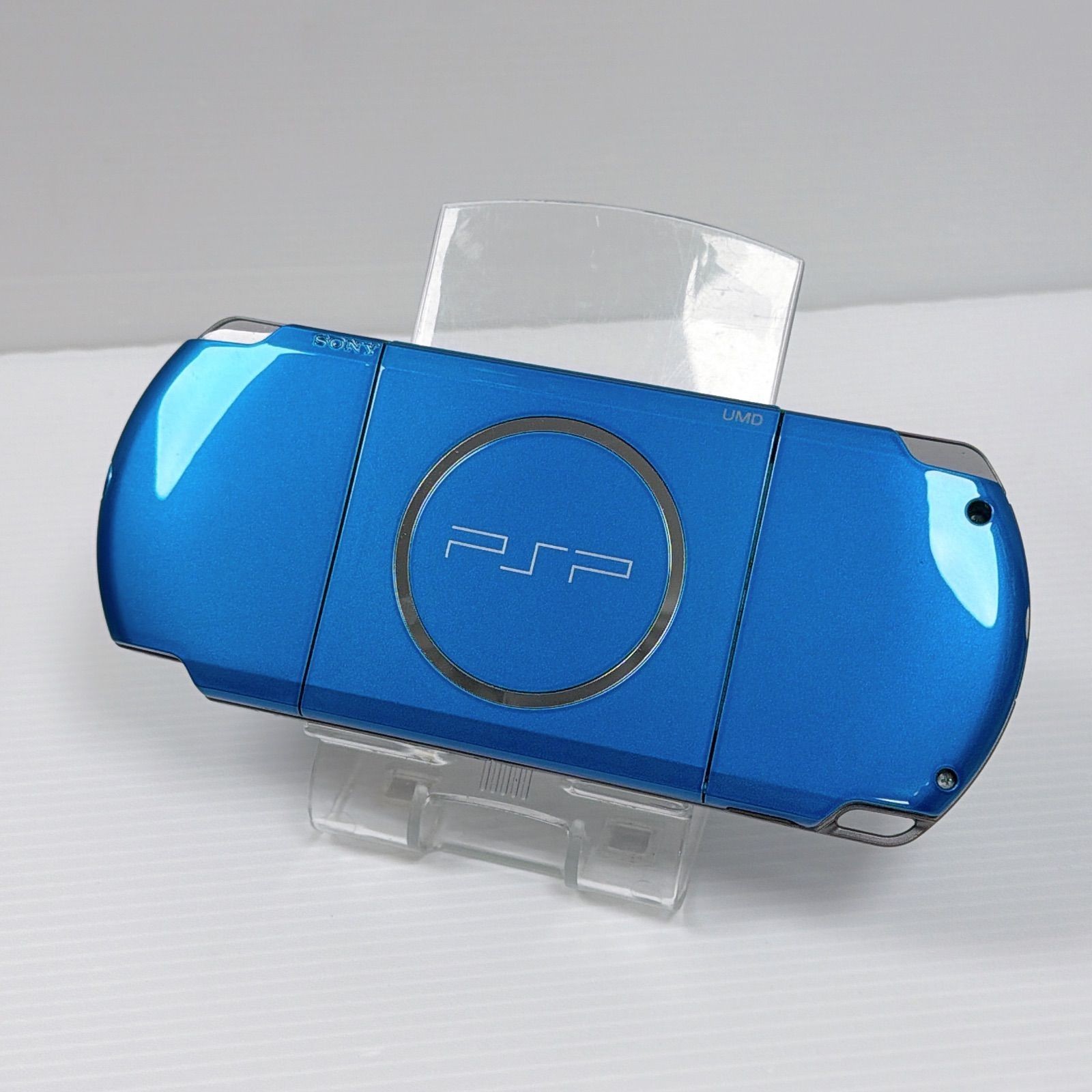 Excellent Sony PSP-3000 Vibrant Blue Console CIB