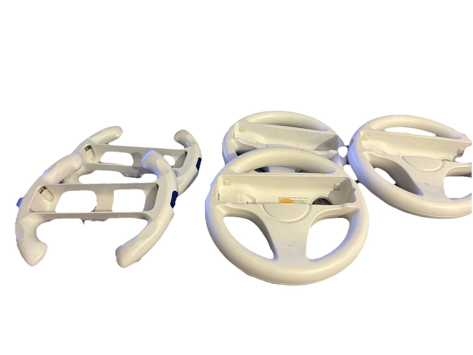 3 Official Nintendo Wii Steering Wheel Mario Kart OEM White RVL-024 3 Generic 5