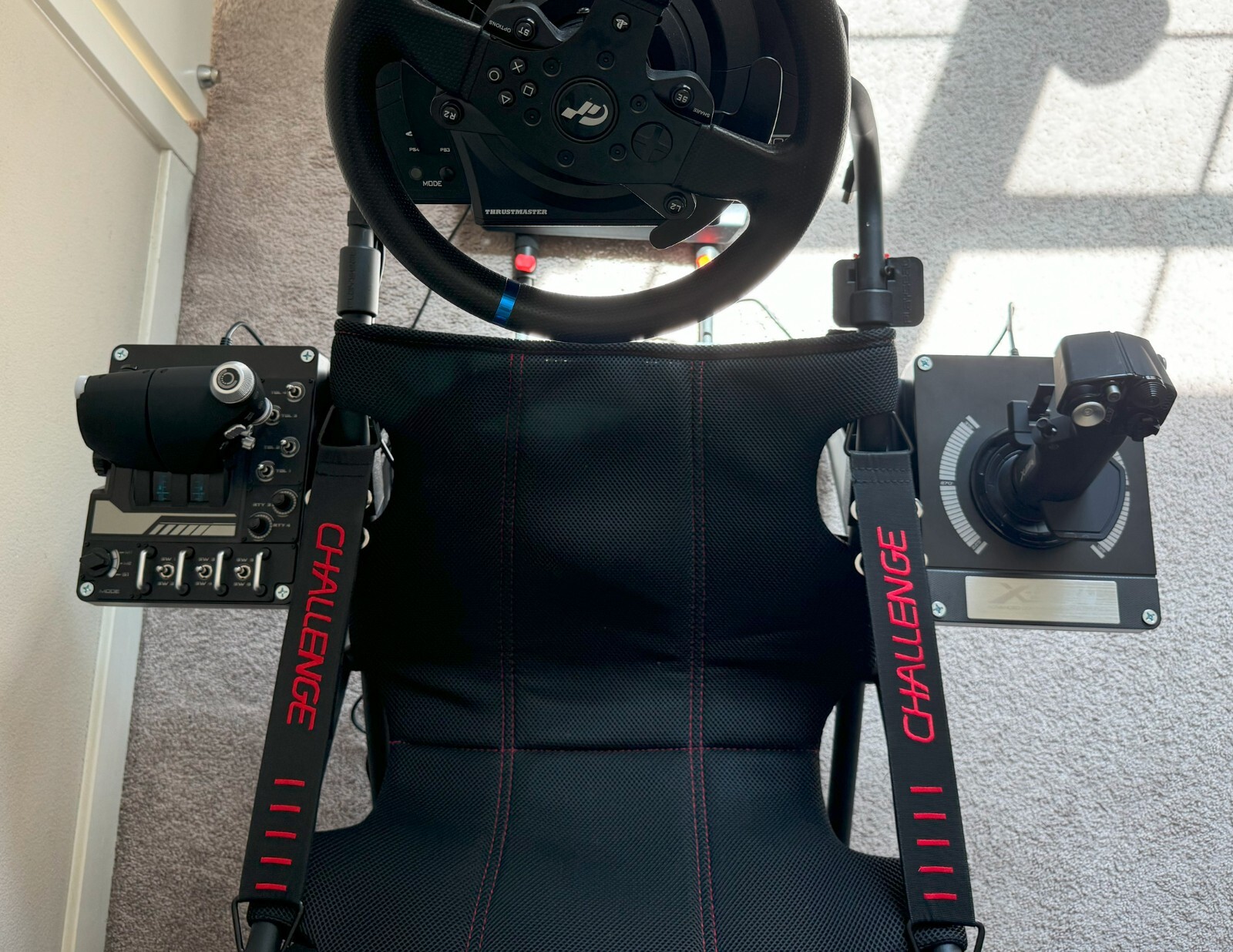 HOTAS Mounting Bracket for Playseat Challenge or Challenge X Logitech