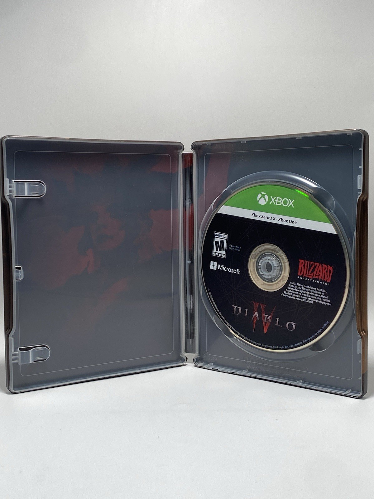 Diablo IV 4 Steelbook GameStop Exclusive Xbox Series X &Xbox One
