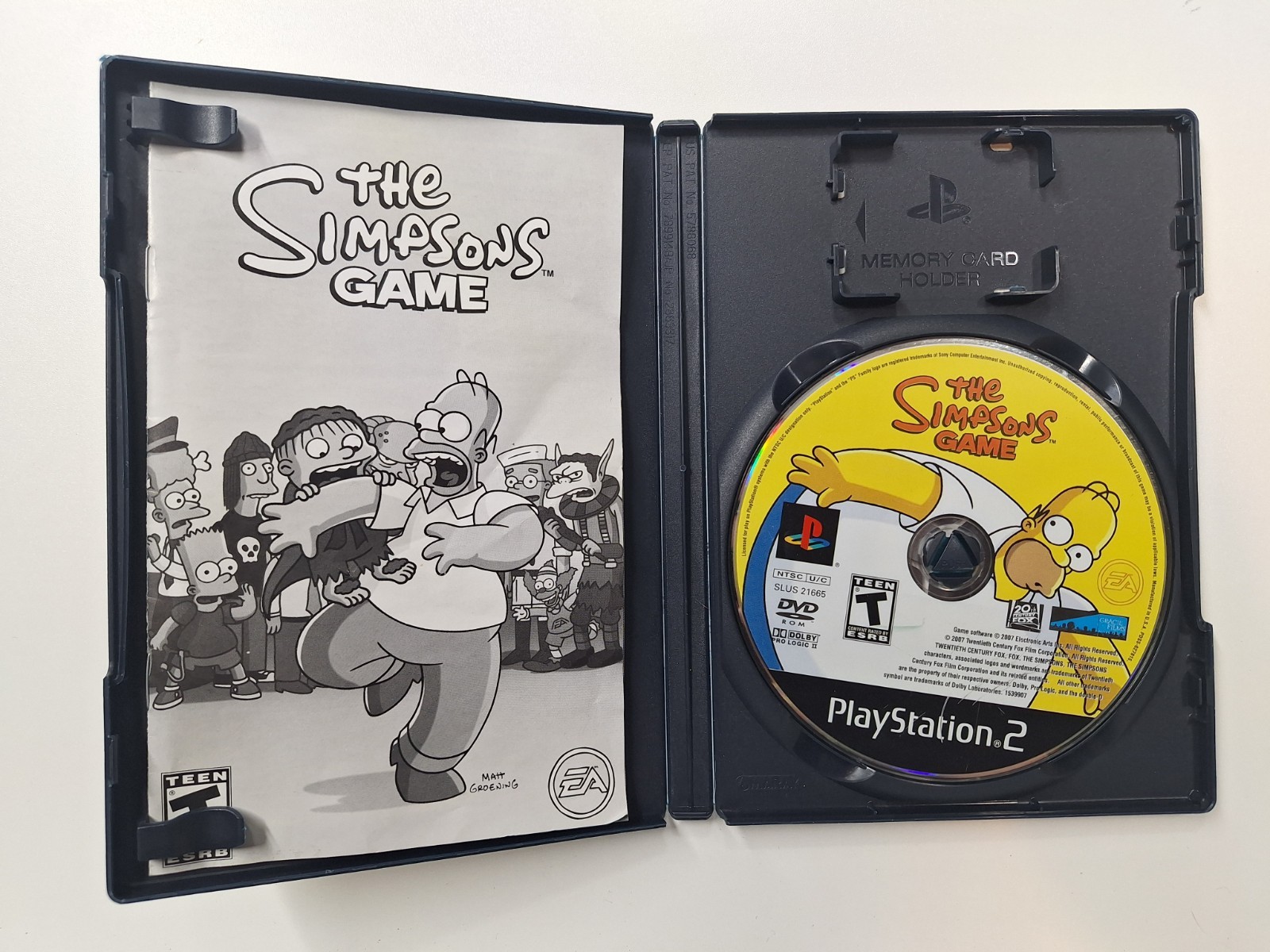 The Simpsons Game PlayStation 2 PS2 CIB TESTED WORKING