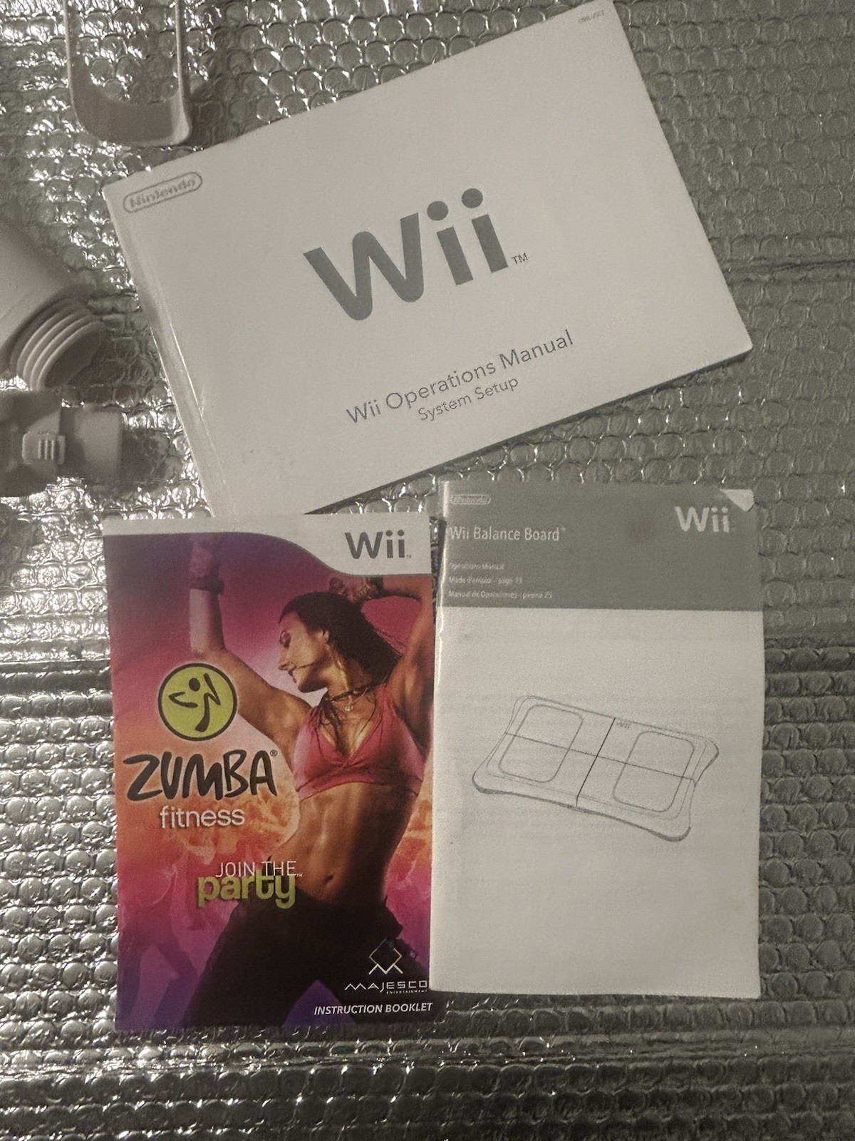 Nintendo Wii Sports Accessories Pack Bat Tennis Racket Golf Club Zumba + More