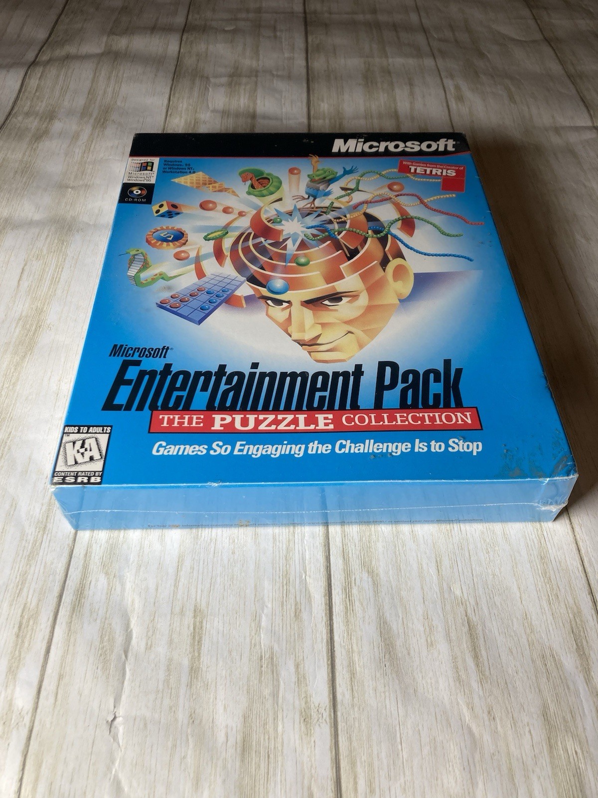NEW SEALED – Microsoft Entertainment Pack: The Puzzle Collection (PC, 1997) RARE