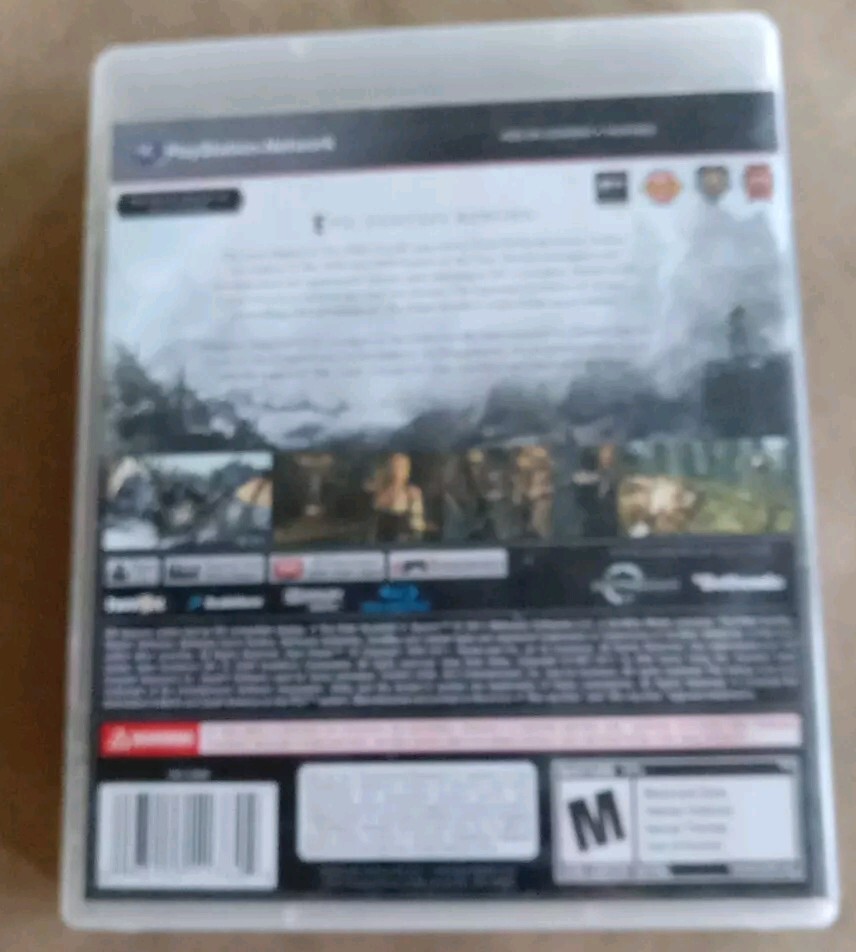 PS3: The Elder Scrolls V: Skyrim With Manual And Map