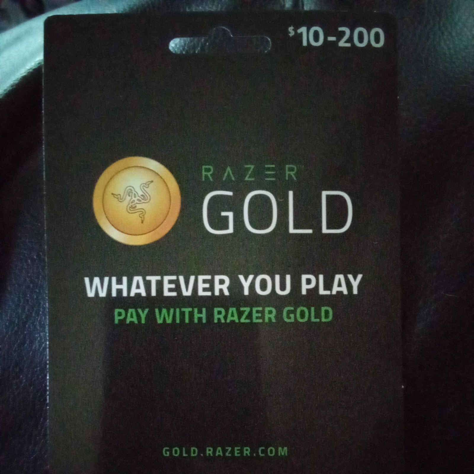 Razer Gold $15 Prepaid Gaming Card for Games, Digital Content, Services