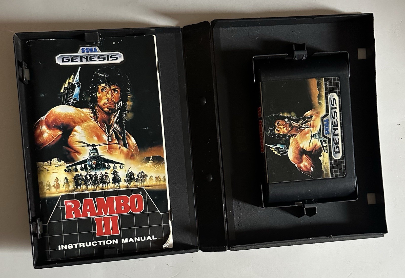 RAMBO III SEGA GENESIS COMPLETE OPEN UNTESTED