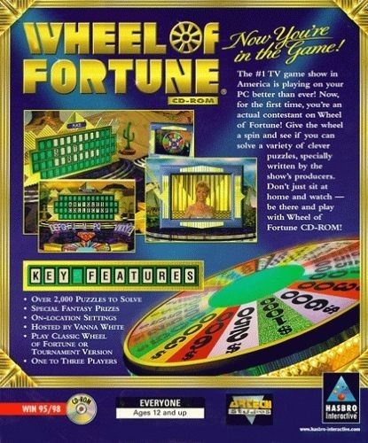Wheel of Fortune (Windows PC, 1999) TESTED Resurfaced