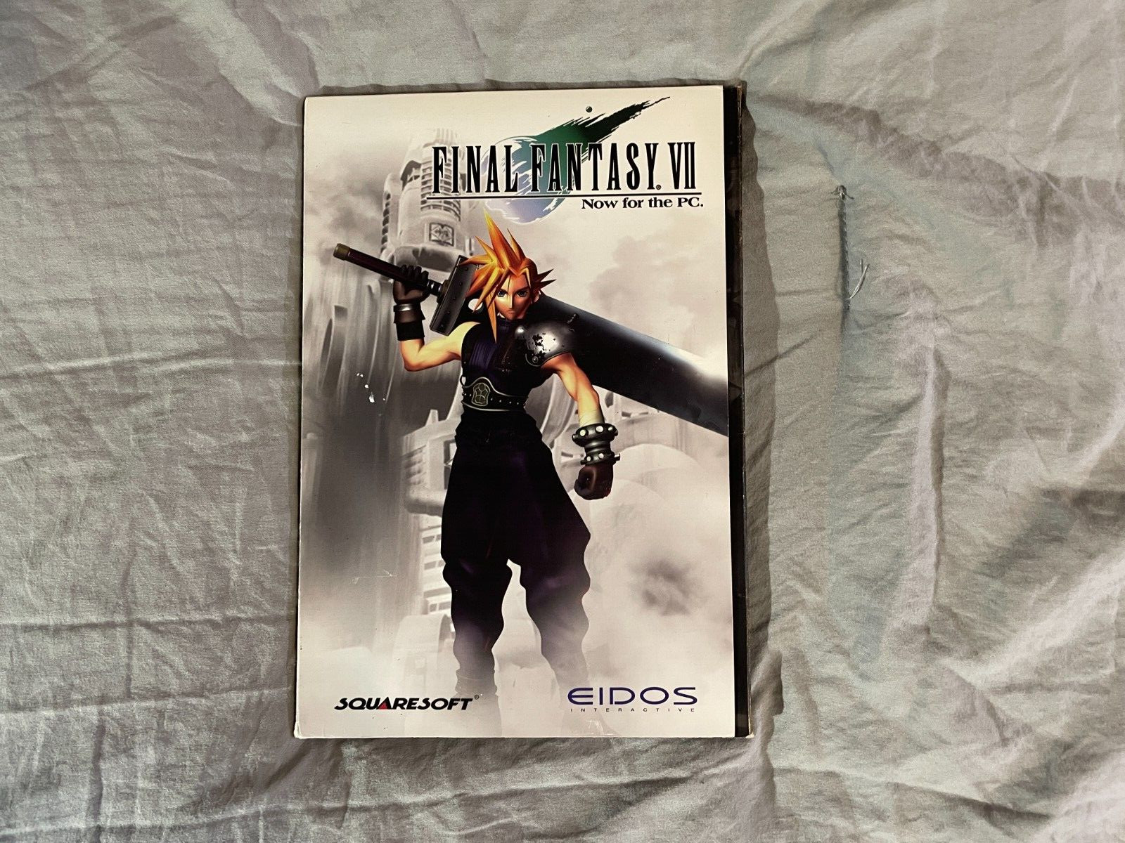 Final Fantasy VII 7 PC Trapezoid Big Box Flip Squaresoft Eidos Complete CIB