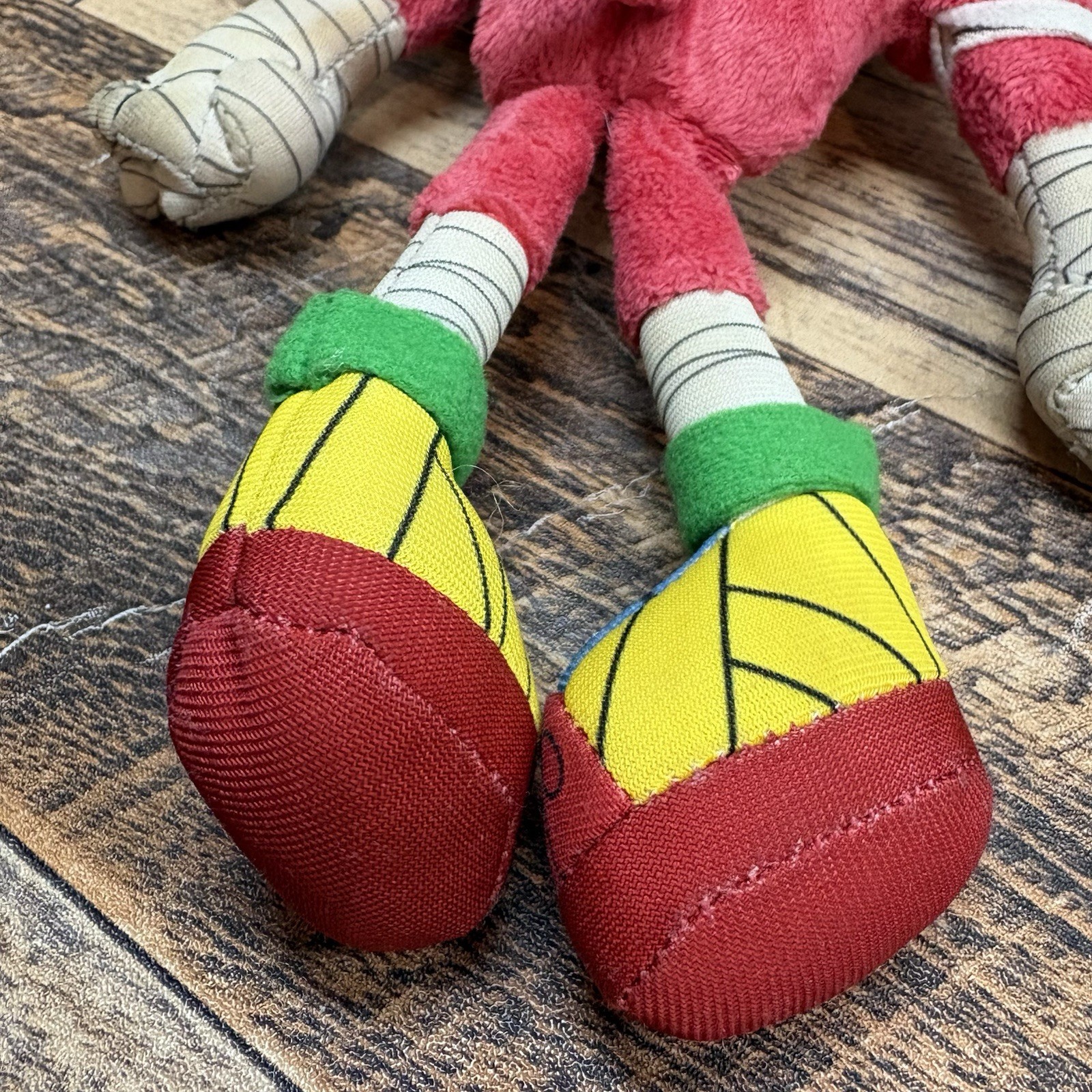 Sonic The Hedgehog Sonic Boom KNUCKLES Plush Toy RARE TOMY 8” 2014