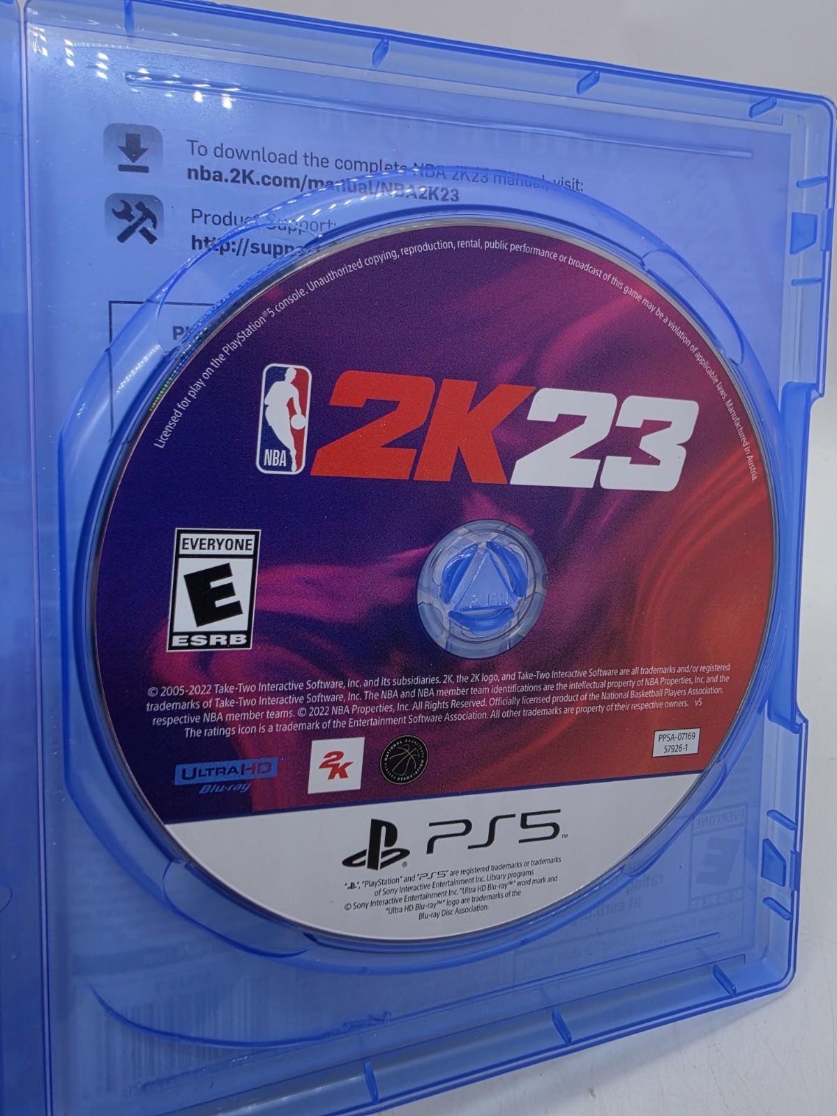 NBA 2K23 Sony PlayStation 5 PS5 Cib Complete Mint Tested