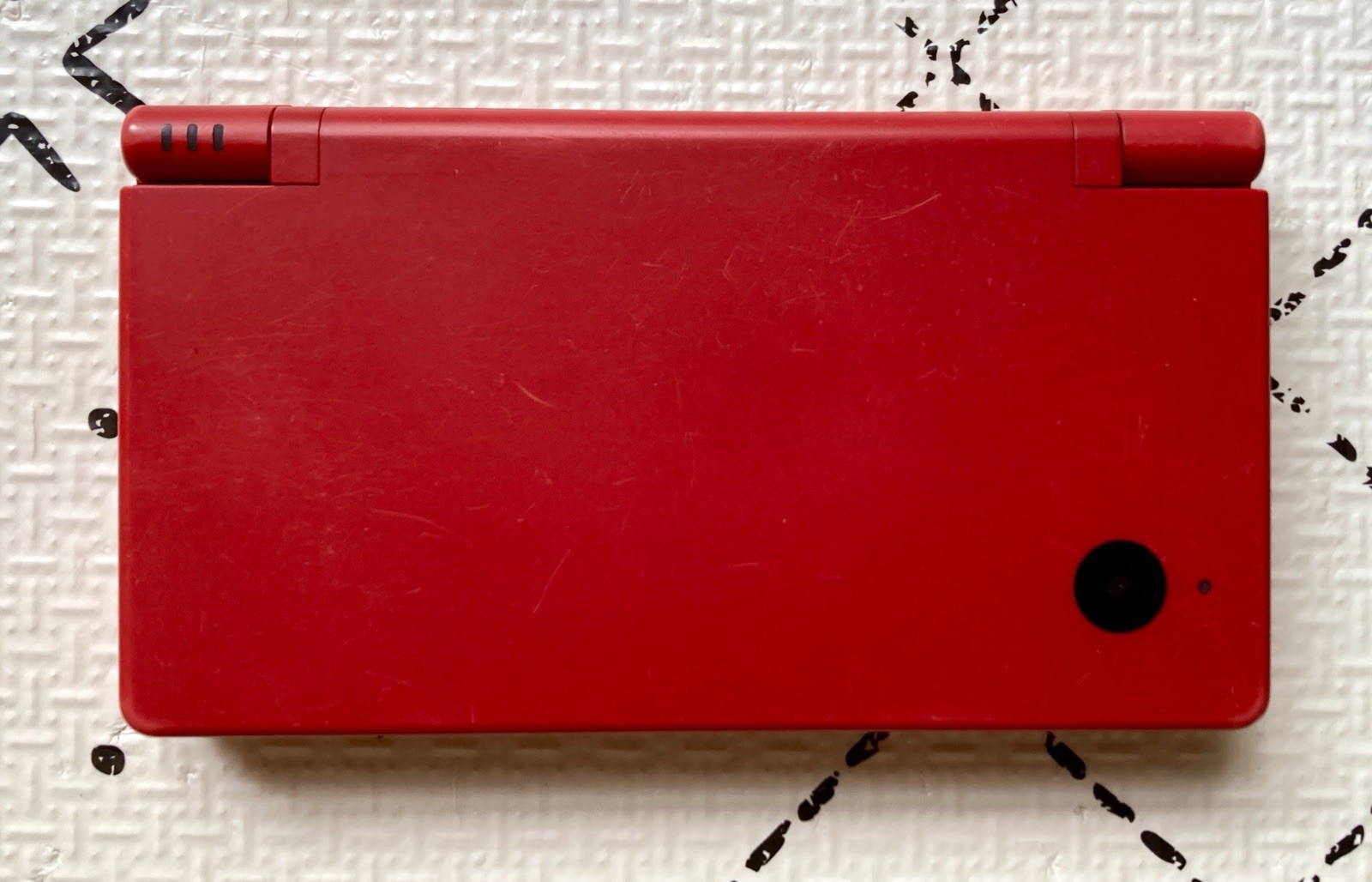 CIB Nintendo DSi Launch Edition Matte Red Handheld System W/ ALL Wrapping!