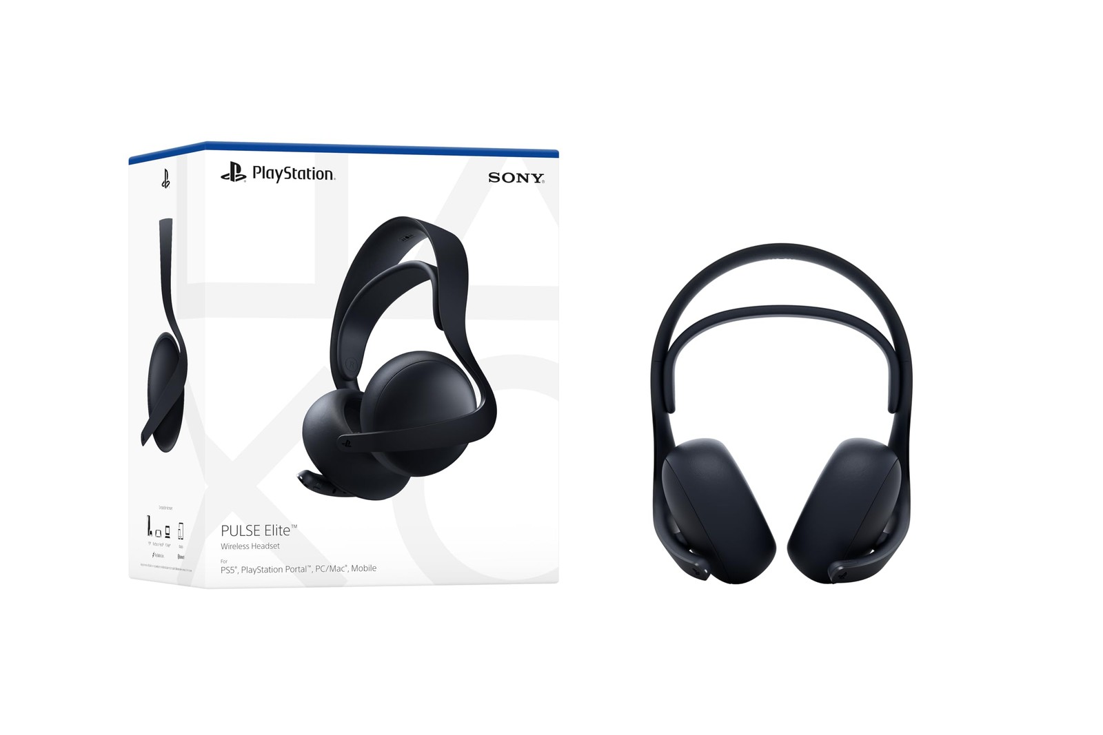 Sony PULSE Elite Wireless Headset for PlayStation 5 PS5 PC Midnight Black
