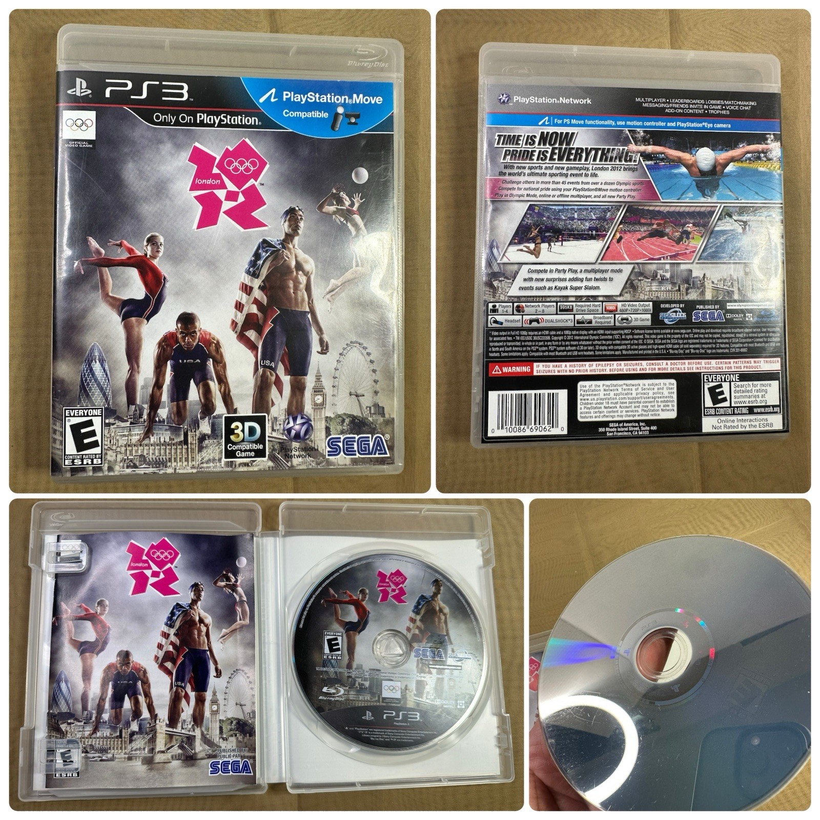 London 2012 Summer Olympics (Sony PlayStation 3, 2012) PS3 CIB Complete Rare