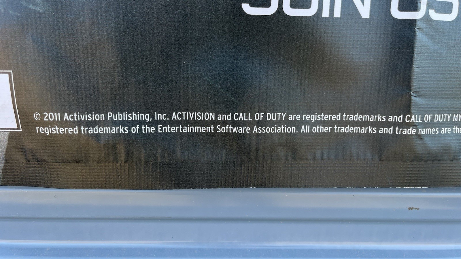 CALL OF DUTY MW3 GameStop Midnight Launch Event Vinyl Promo Banner 2011 6×3 Ft