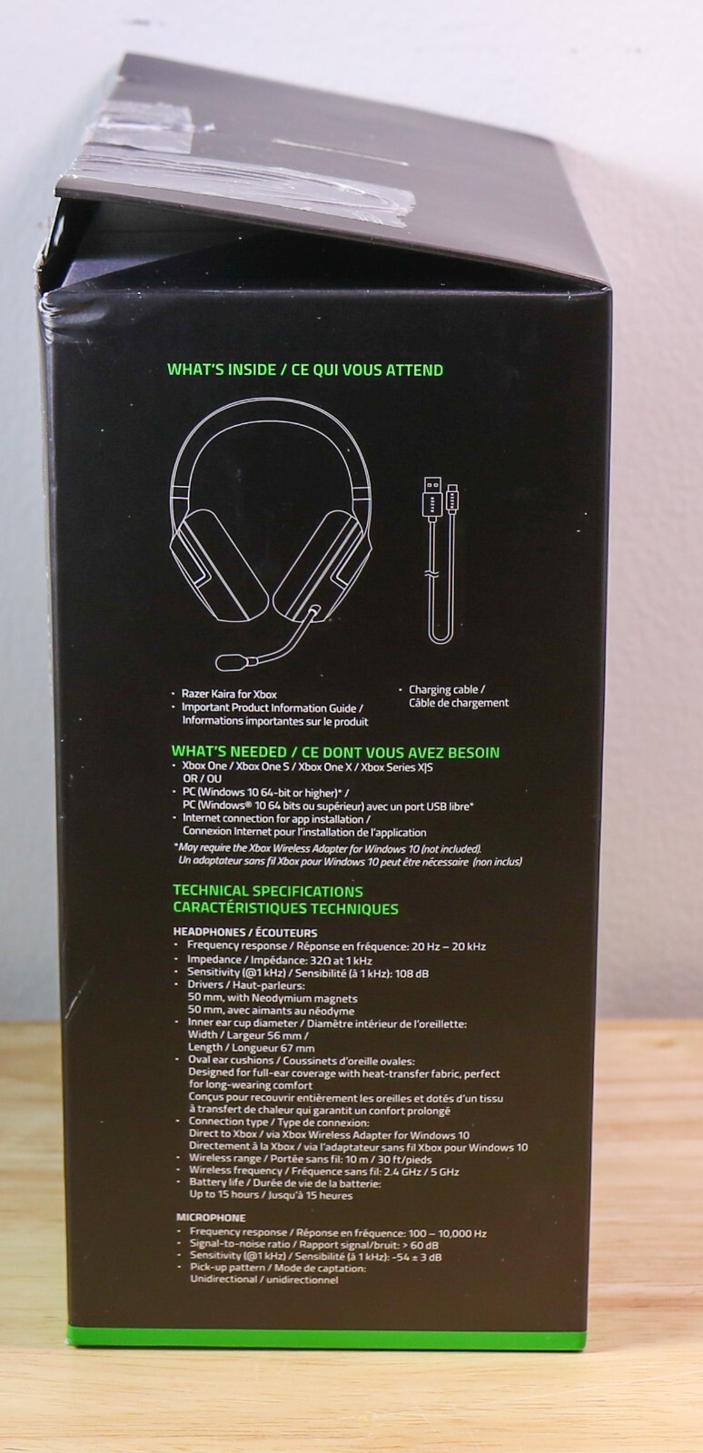Razer Kaira Wireless Xbox Series X|S Gaming Headset – Open Box