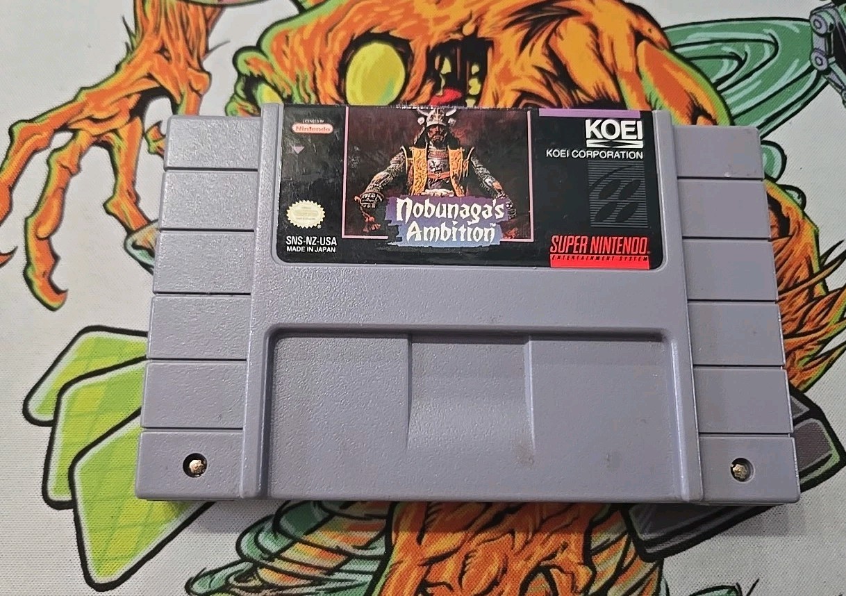 Nobunaga’s Ambition (Super Nintendo Entertainment System, 1994) SNES Authentic