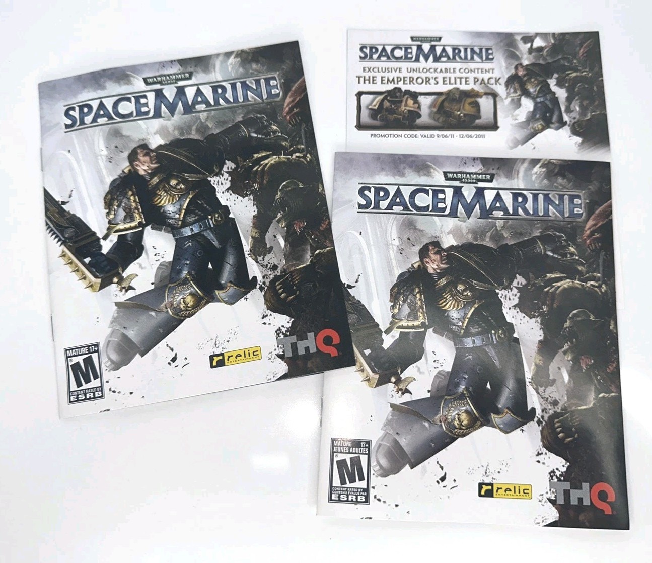 Warhammer 40,000: Space Marine (PlayStation 3 PS3, 2011) Complete CIB – TESTED