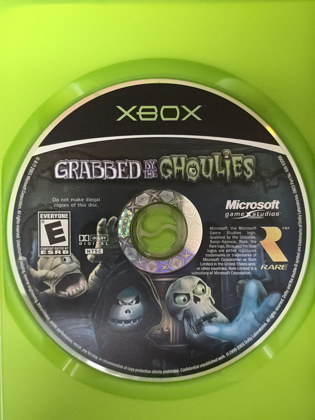 Grabbed by the Ghoulies (Microsoft Xbox, 2003) Authentic & Complete!