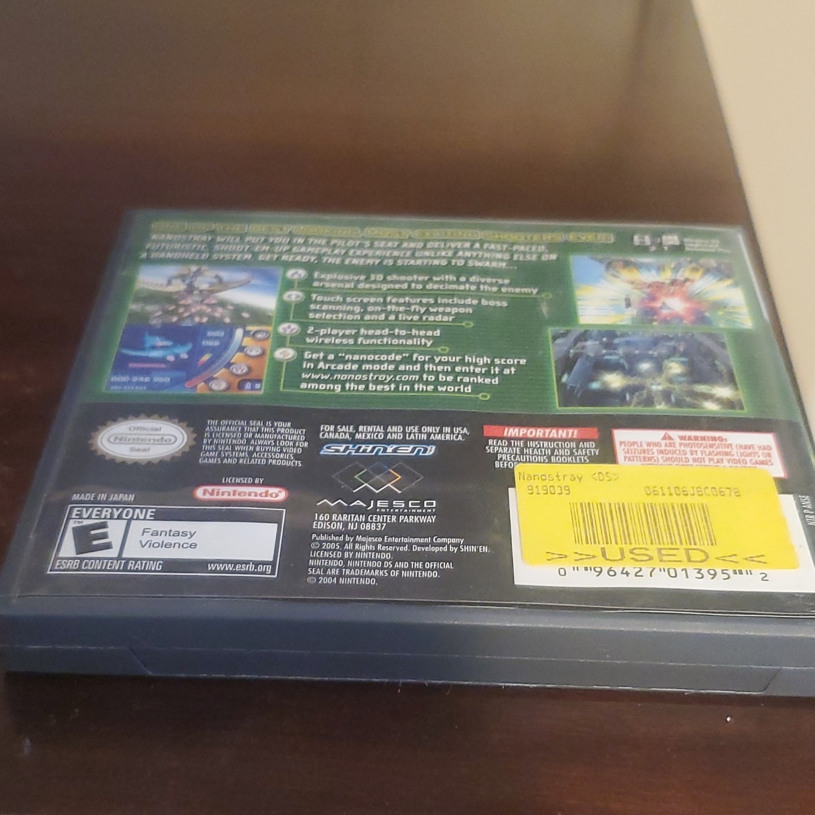 Majesco Nanostray Nintendo DS NTSC-U/C 2006 Manual Included Multiplayer E